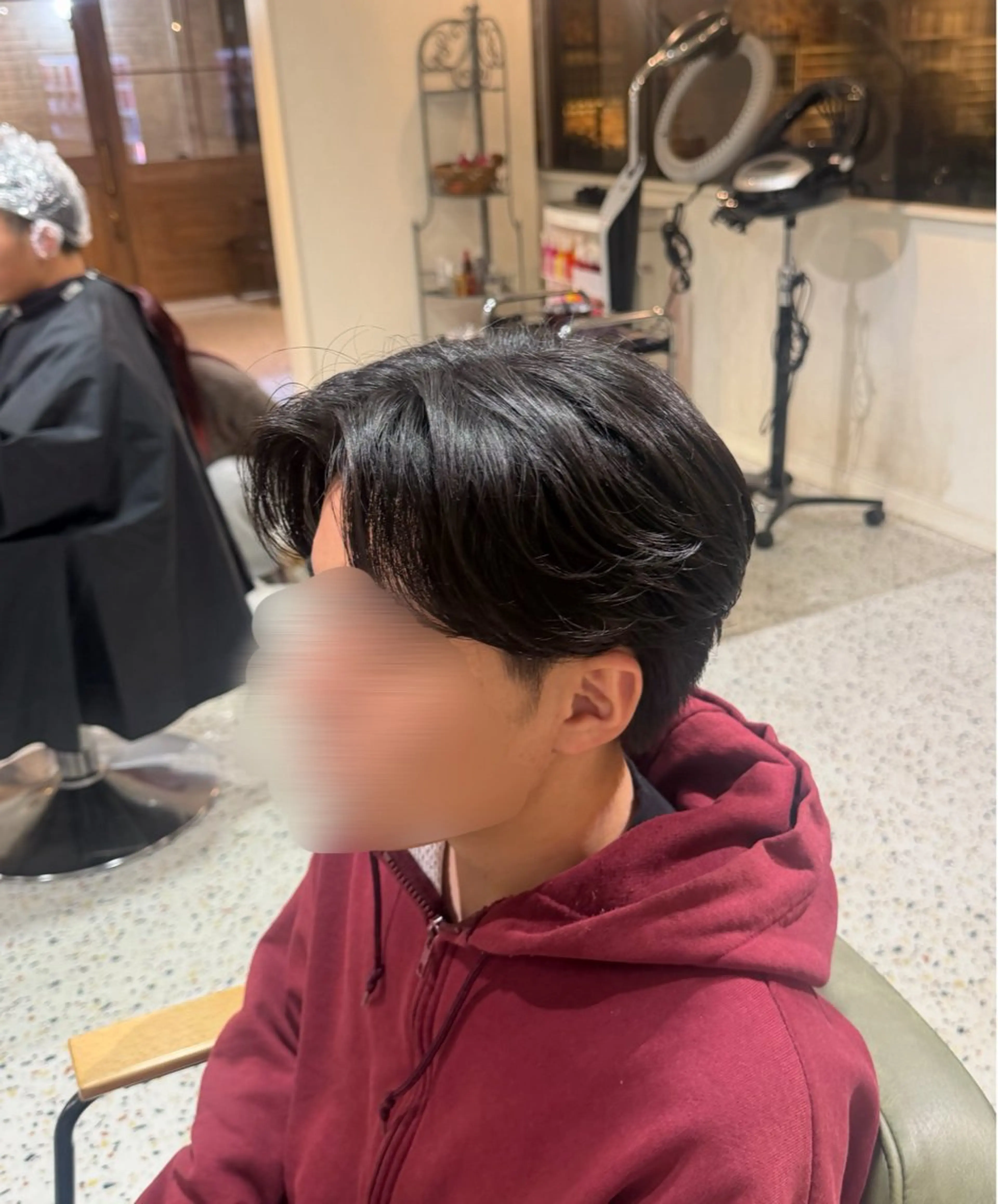 ニュアンスパーマ+カットの写真