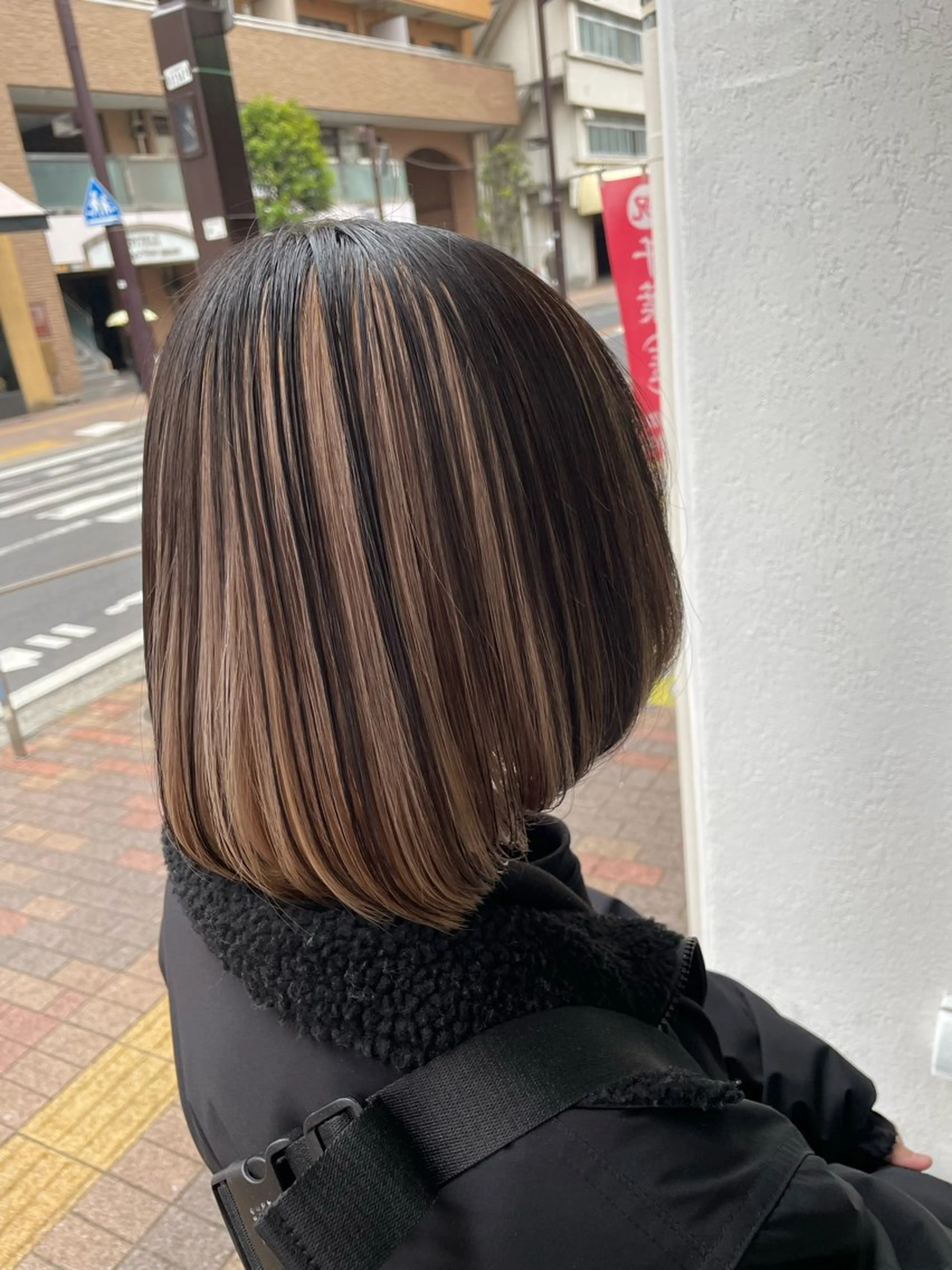 ミディアム カラー ヘアカラー CoCooN amiのヘアスタイル