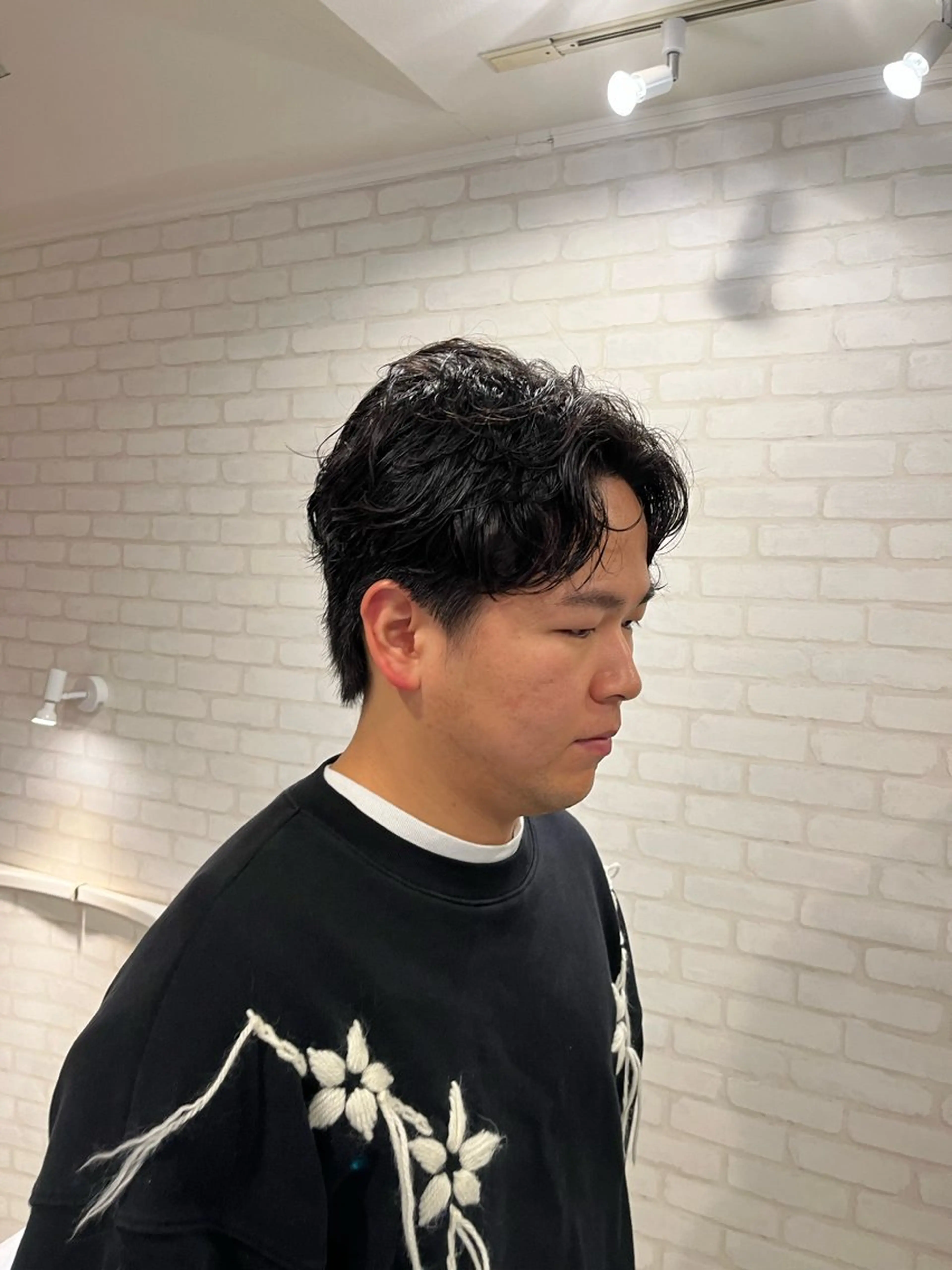 ロング パーマ メンズ カット パーマ 阿部 うららのマツエク・マツパデザイン