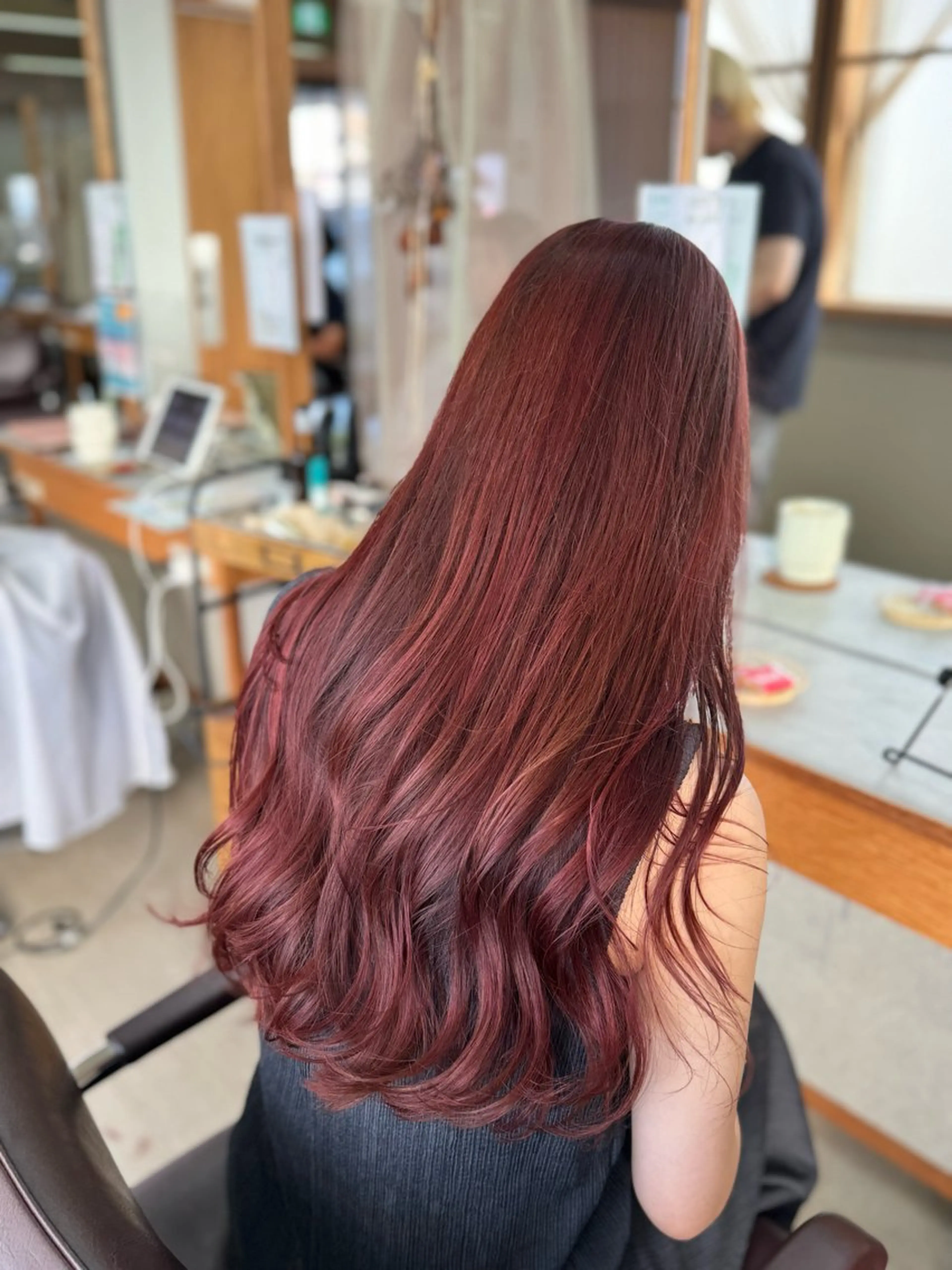 ロング カラー カノエ出雲店 水上海輝のヘアスタイル