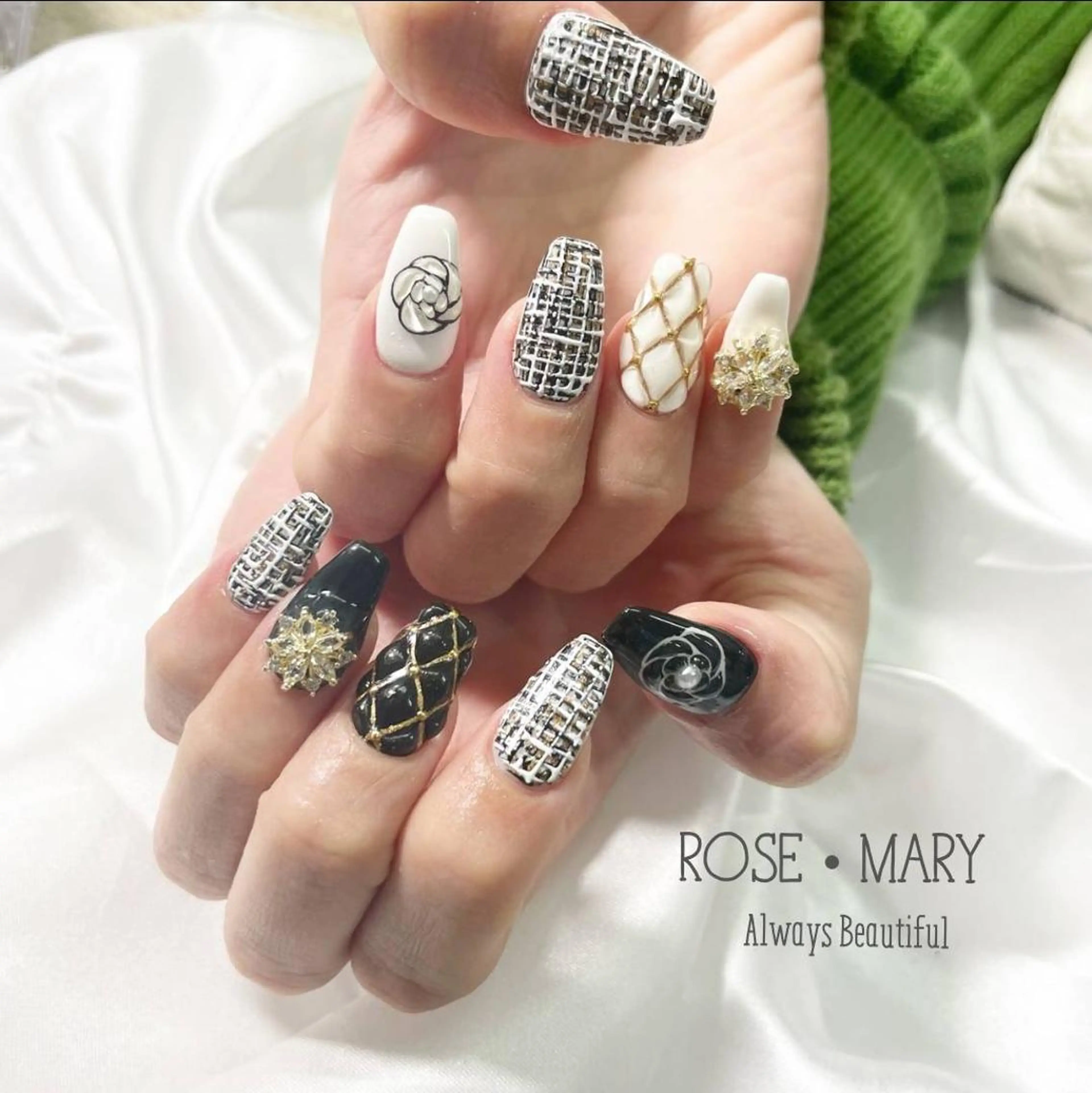 ネイル ハンドネイル ROSE・ MARY 鈴木のネイルデザイン