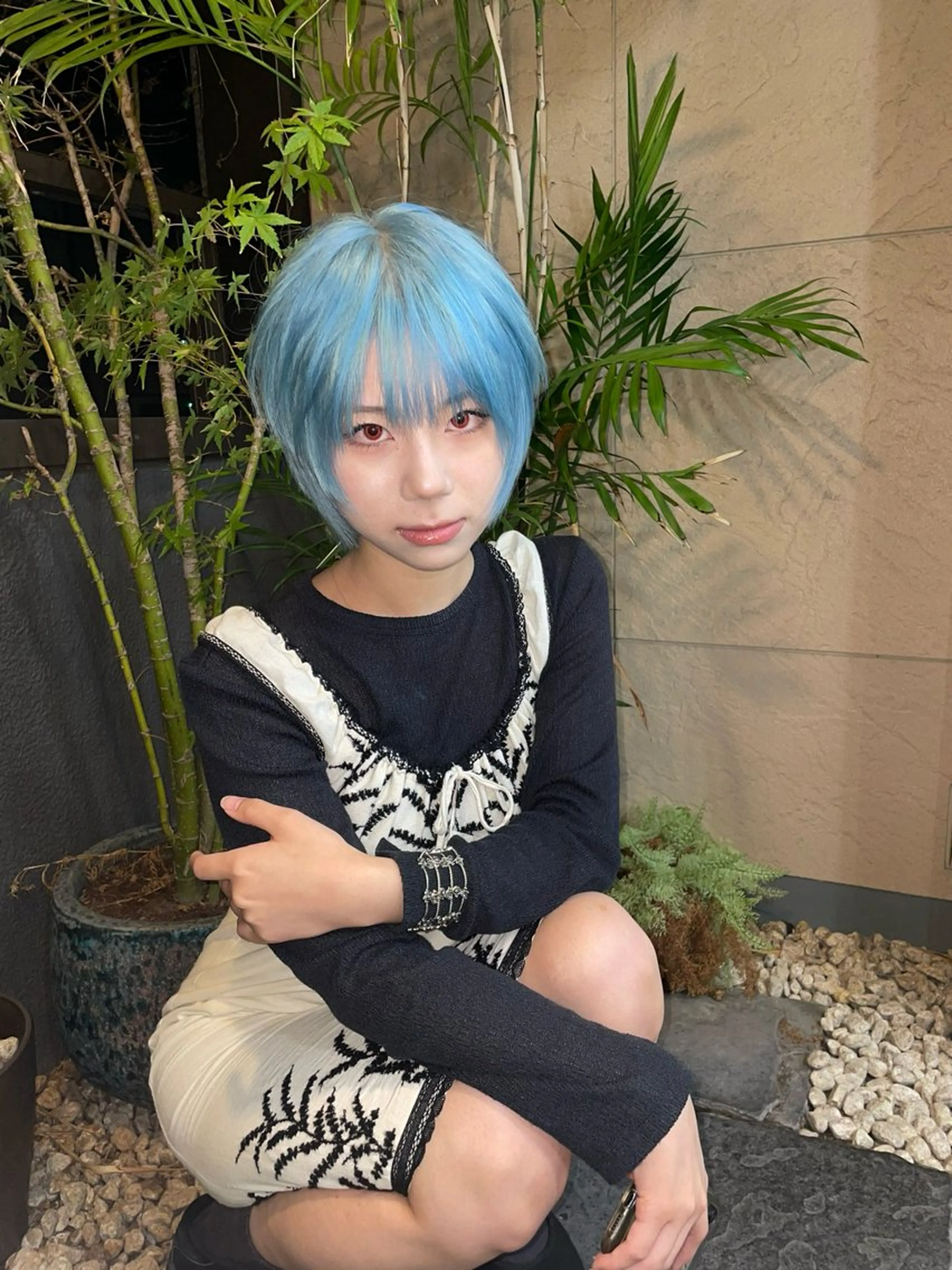 カット+ケアブリーチ+ケアカラーの写真