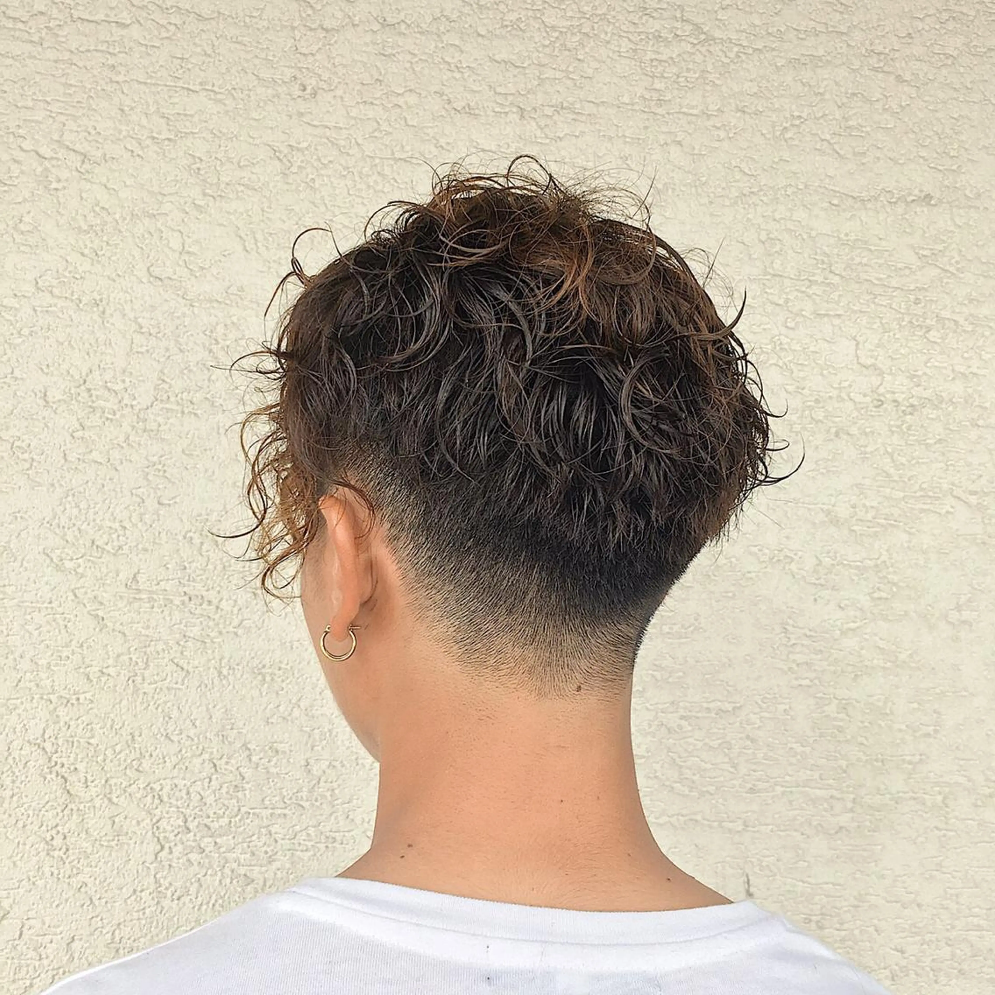 パーマ メンズ フェードカット メンズサロン rootのヘアスタイル