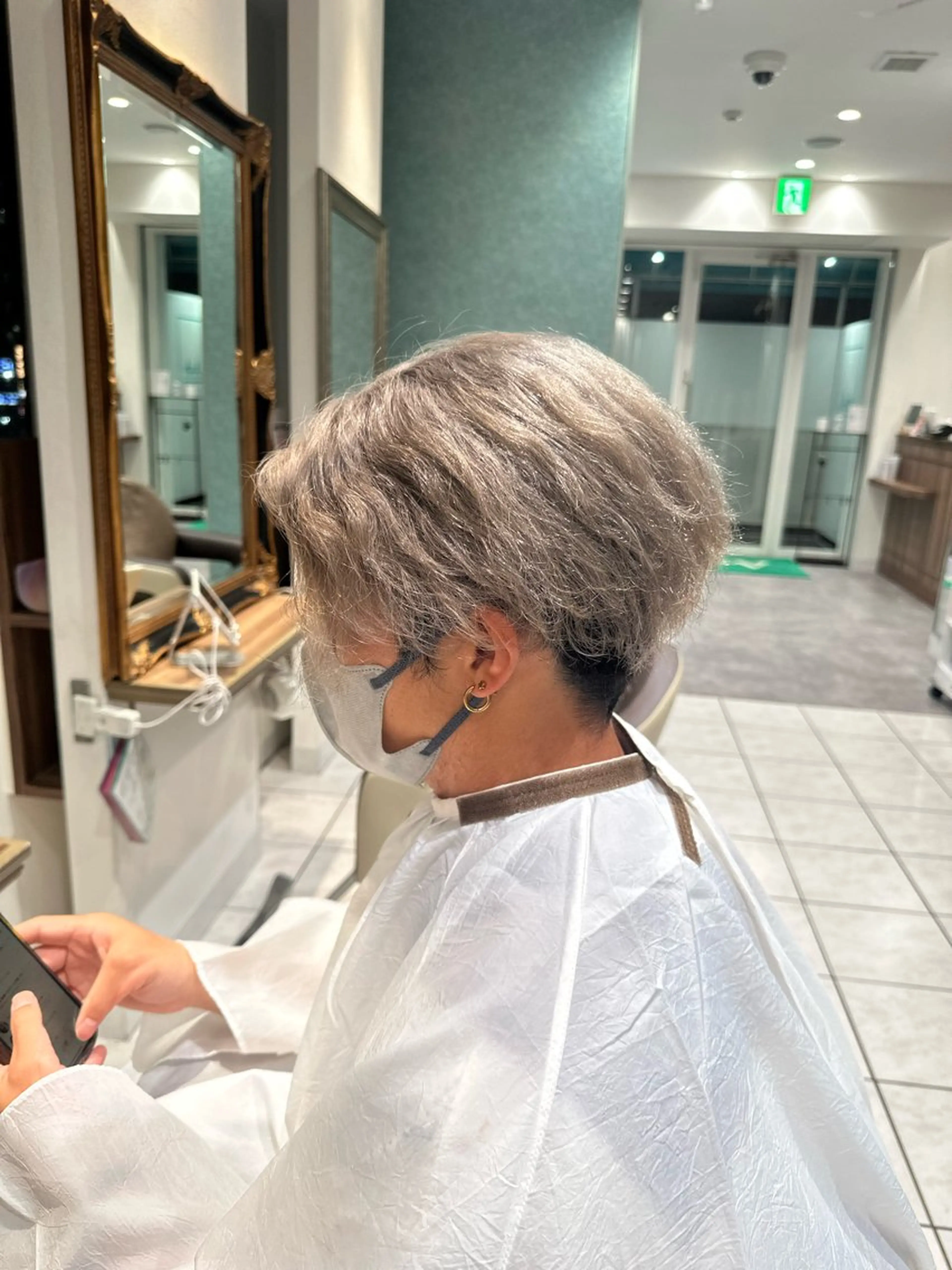 ショート カラー Ash日暮里 /momijiのヘアスタイル