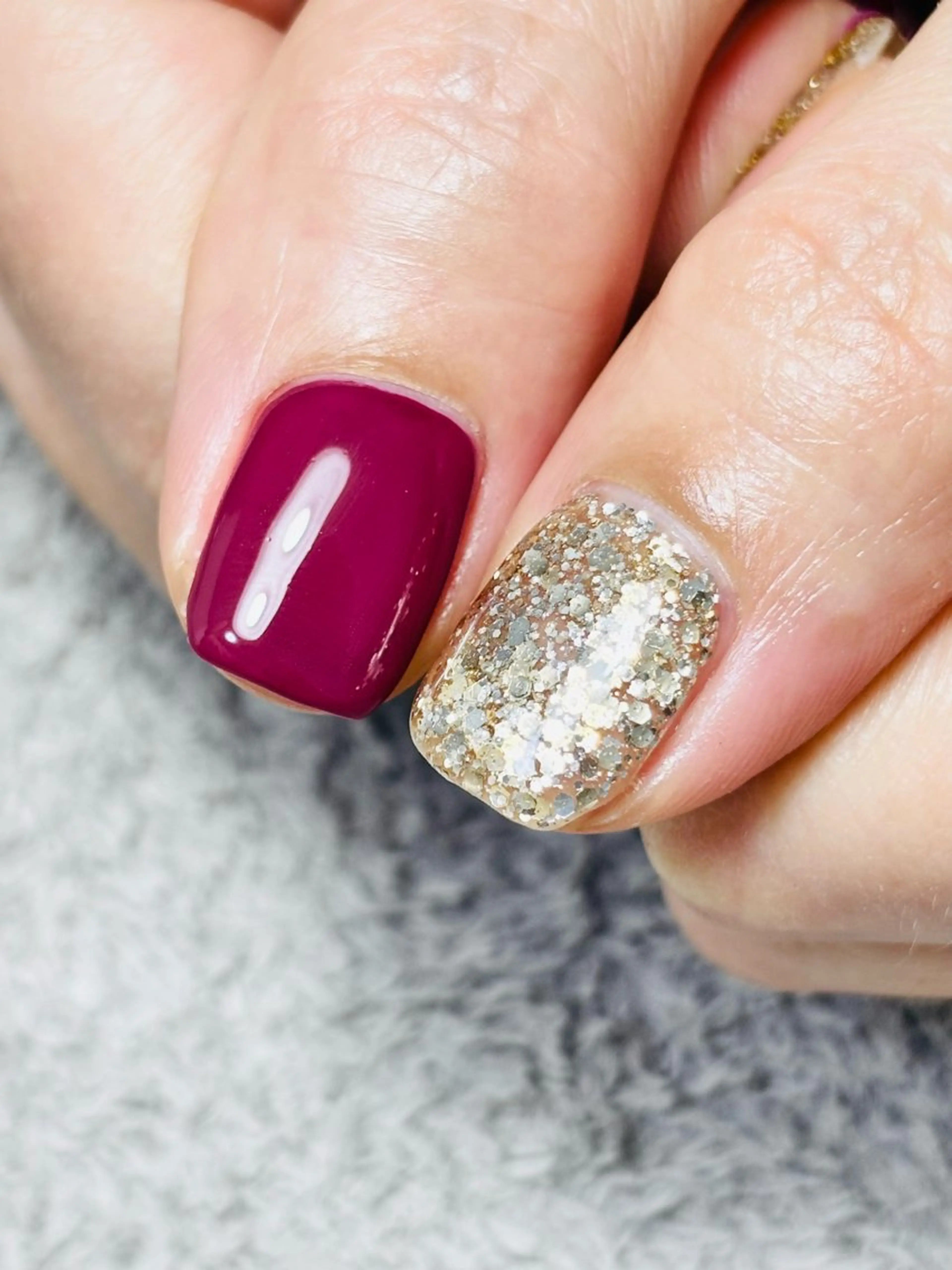 ネイル スクエアネイル ハンドネイル フットネイル ハンドケア 松村愛美 長浜（ネイルサロン）のネイルデザイン