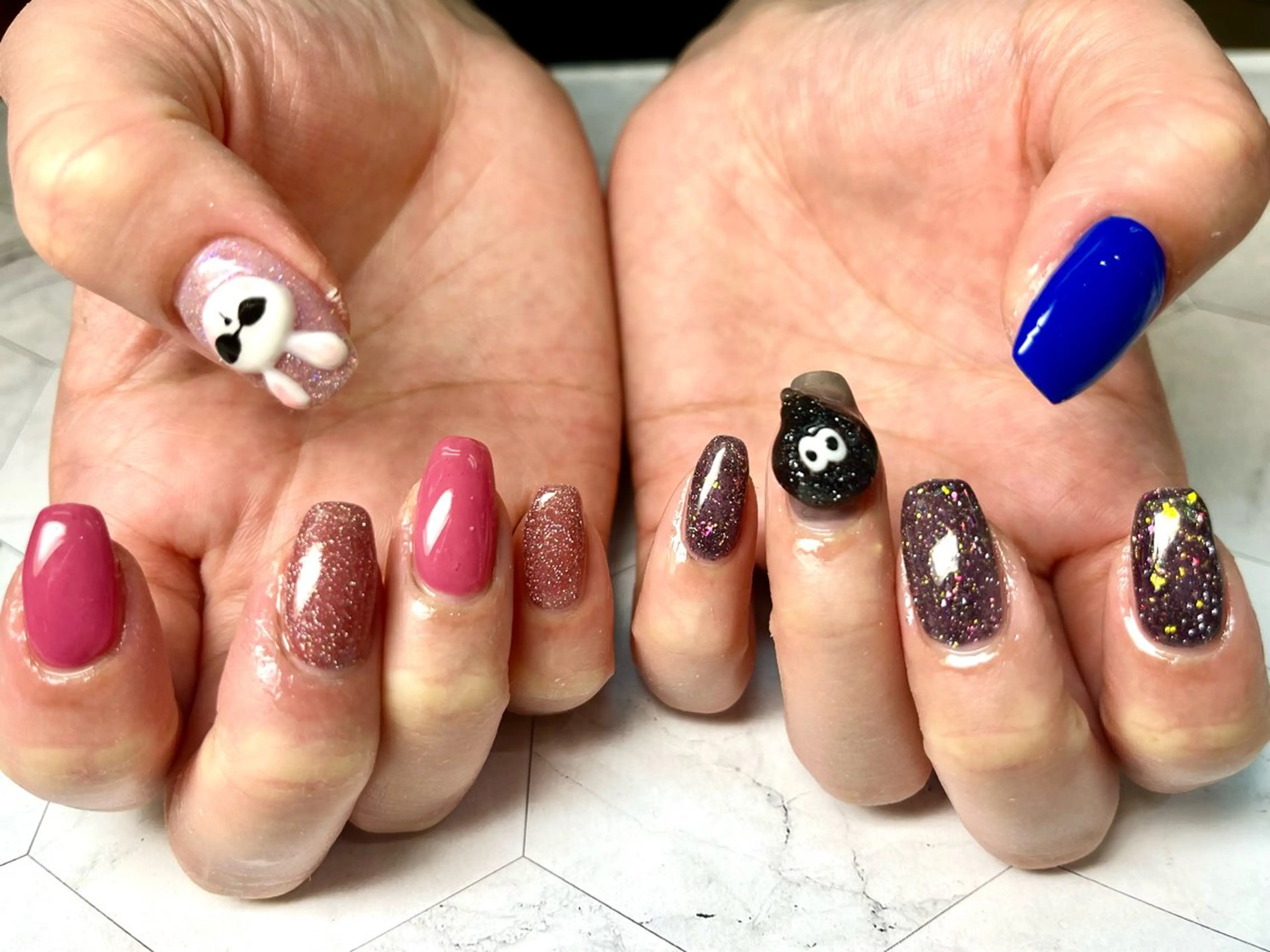 ネイル Queennail 北堀江megumiのネイルデザイン