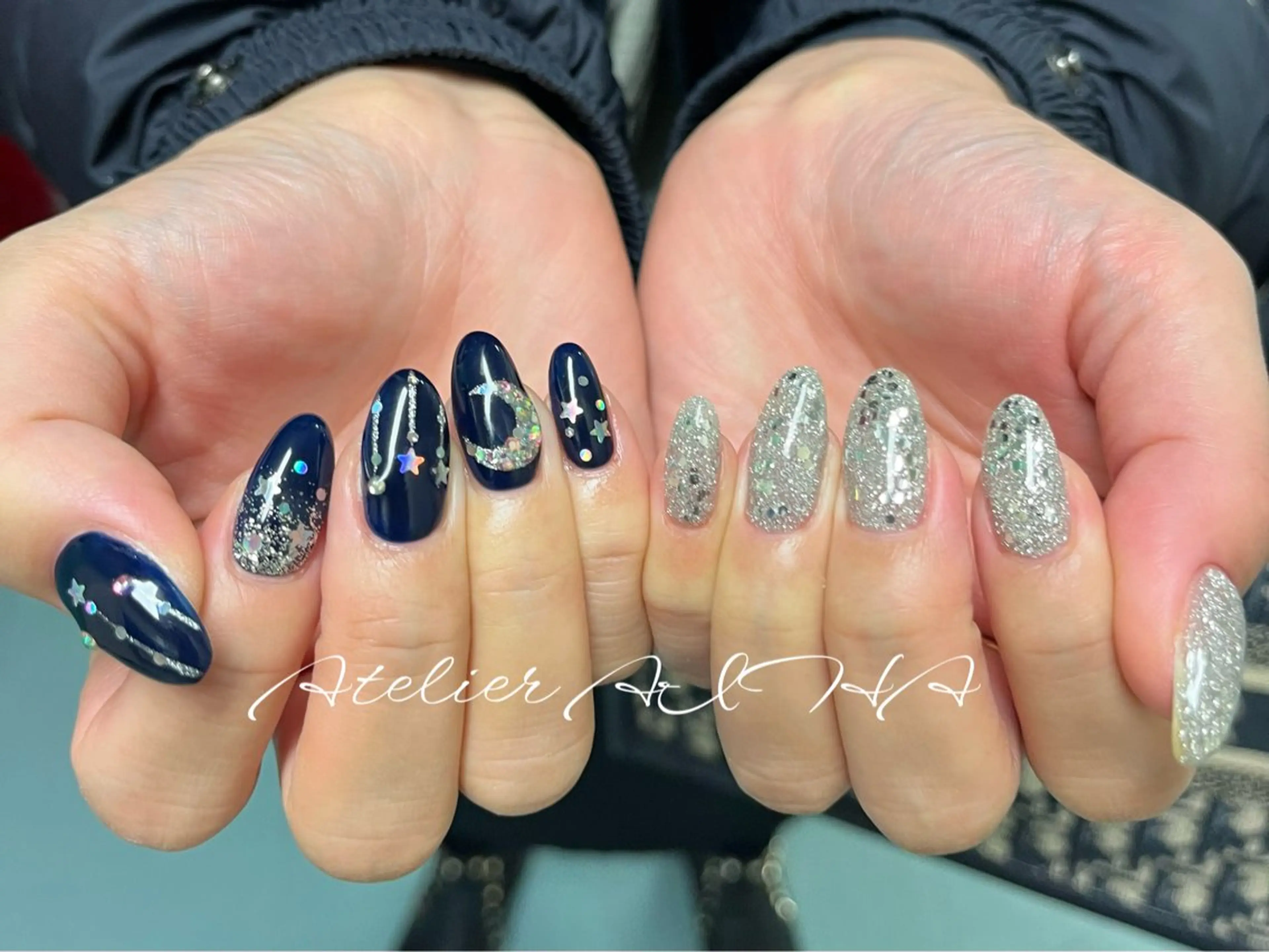 ミディアム ハンドネイル ハンドケア アトリエAIHA★ フィルイン推奨サロンのネイルデザイン