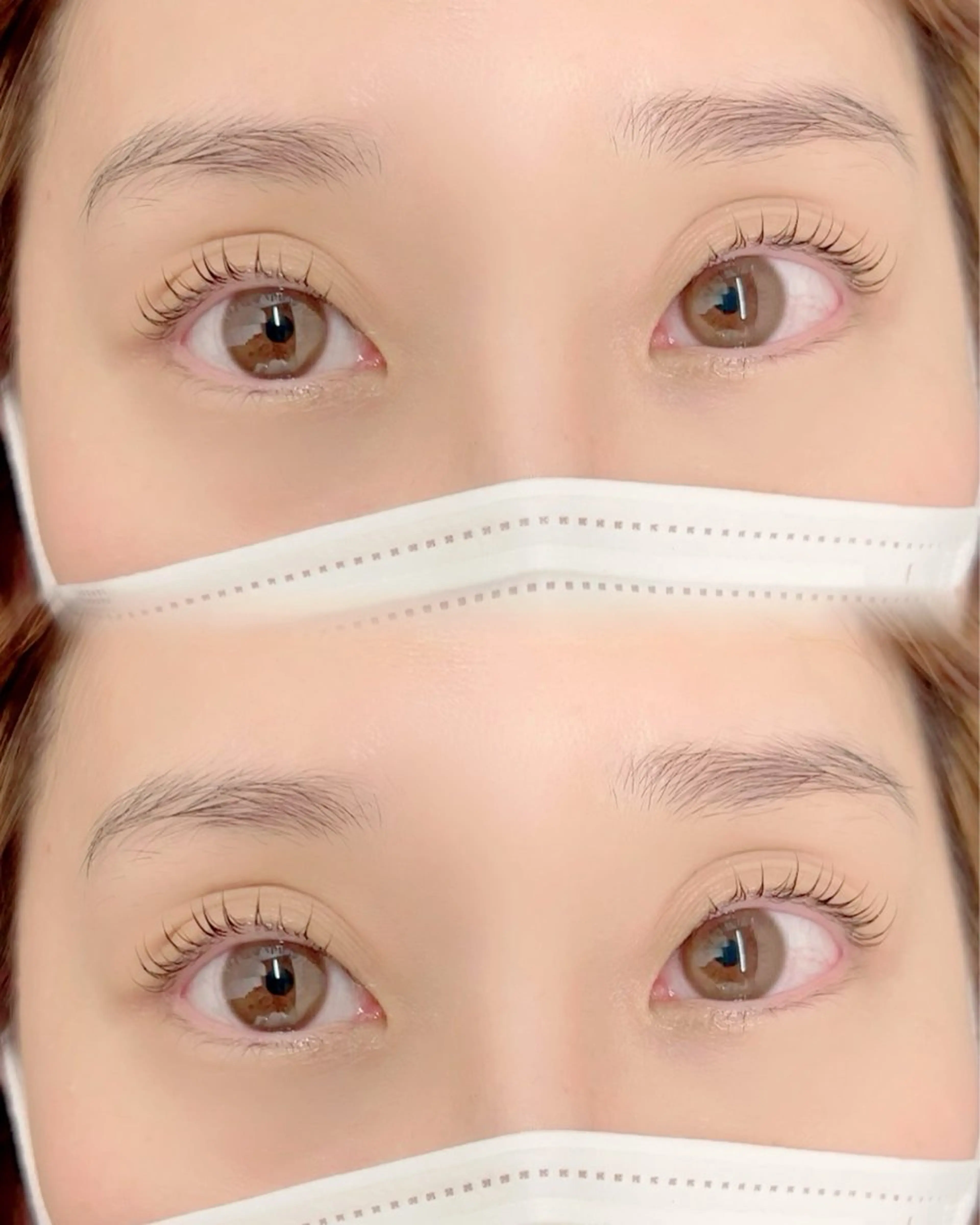 マツエク・マツパ Cカール 一重×まつ毛パーマ rukuku🌼Ui まつパ/眉毛Waxのマツエク・マツパデザイン