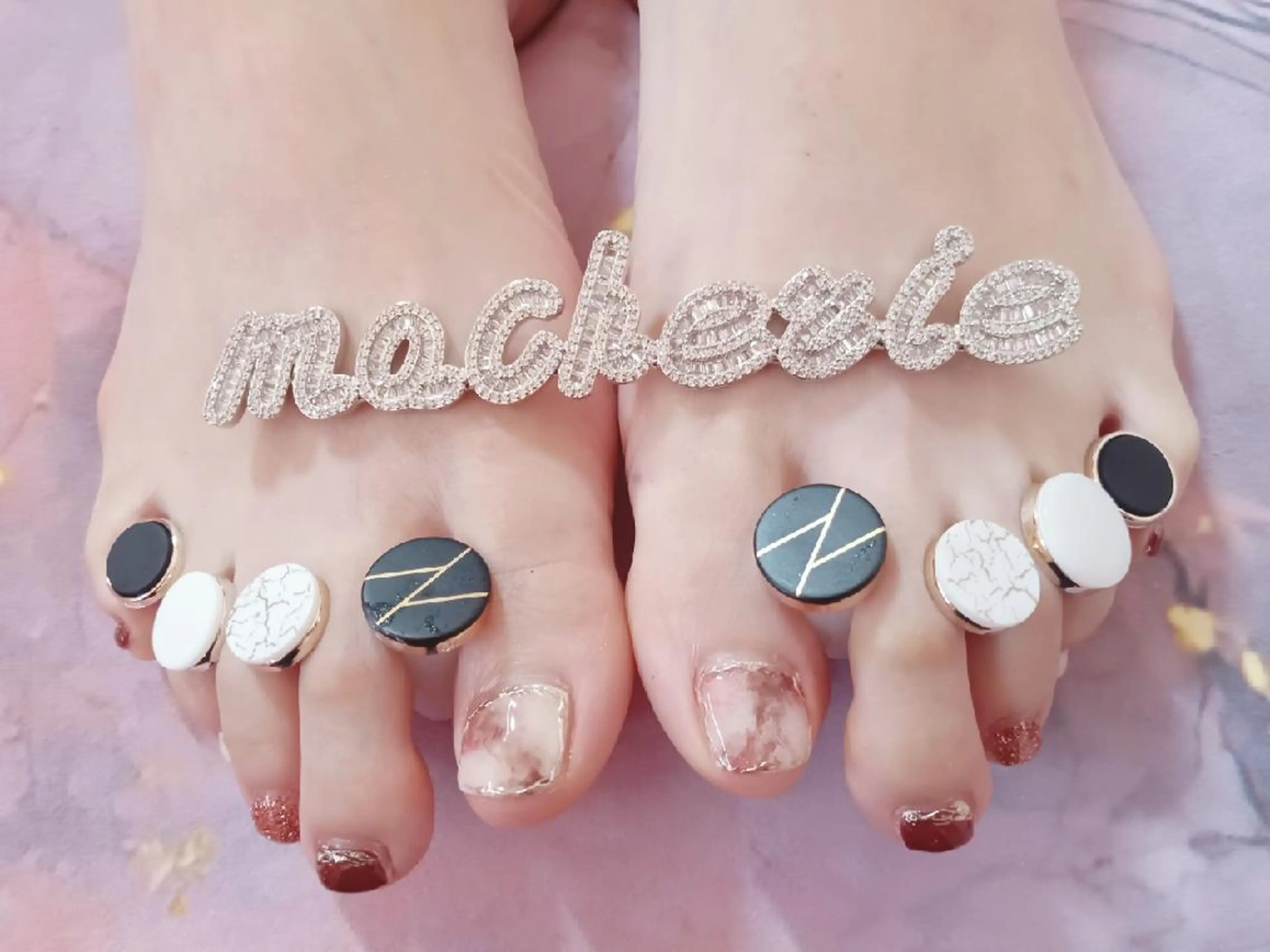 ネイル フットネイル フットネイル Nail Salon macherieのネイルデザイン