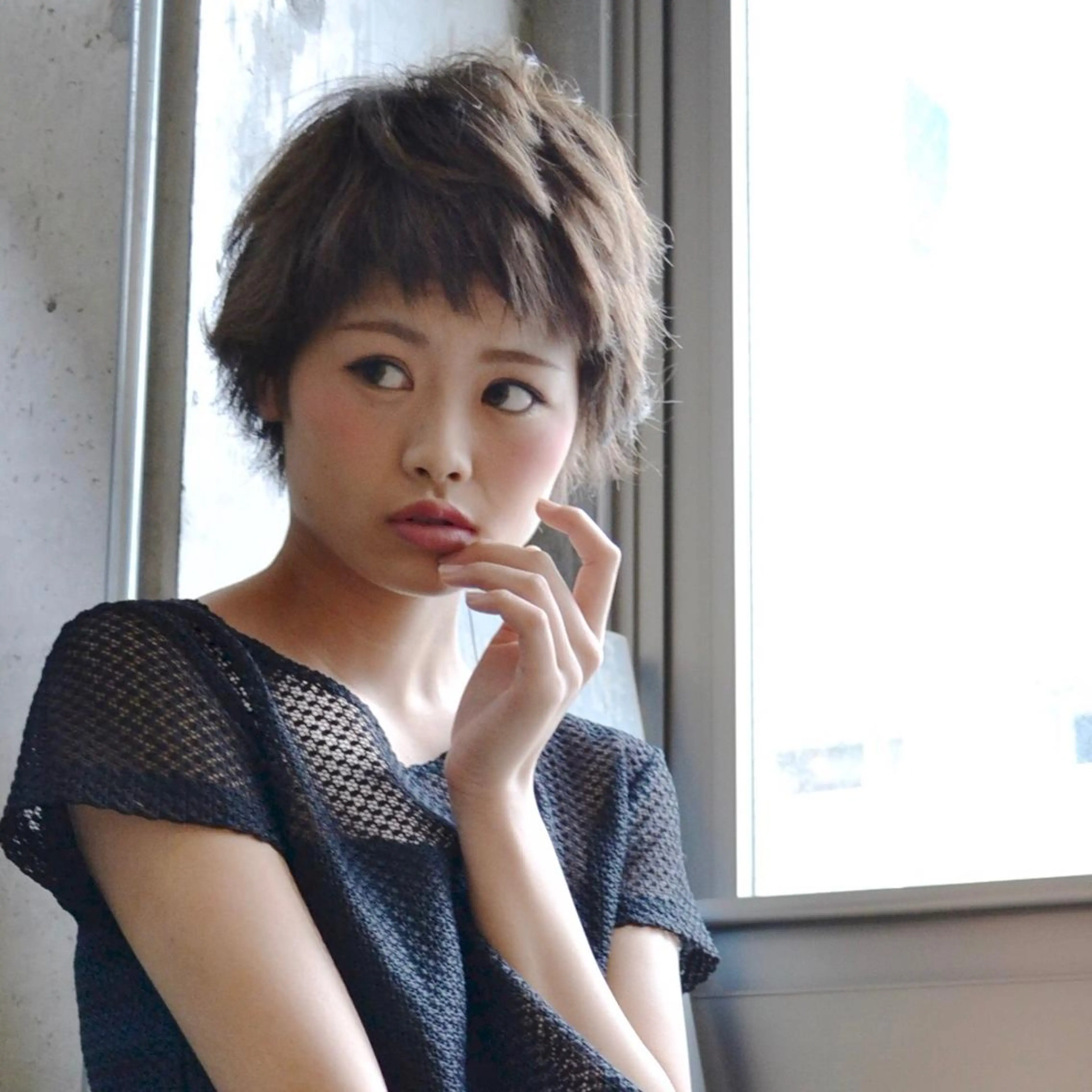 ショート カラー パーマ ヘアアレンジ 【店長】 マツモトタクヤのヘアスタイル