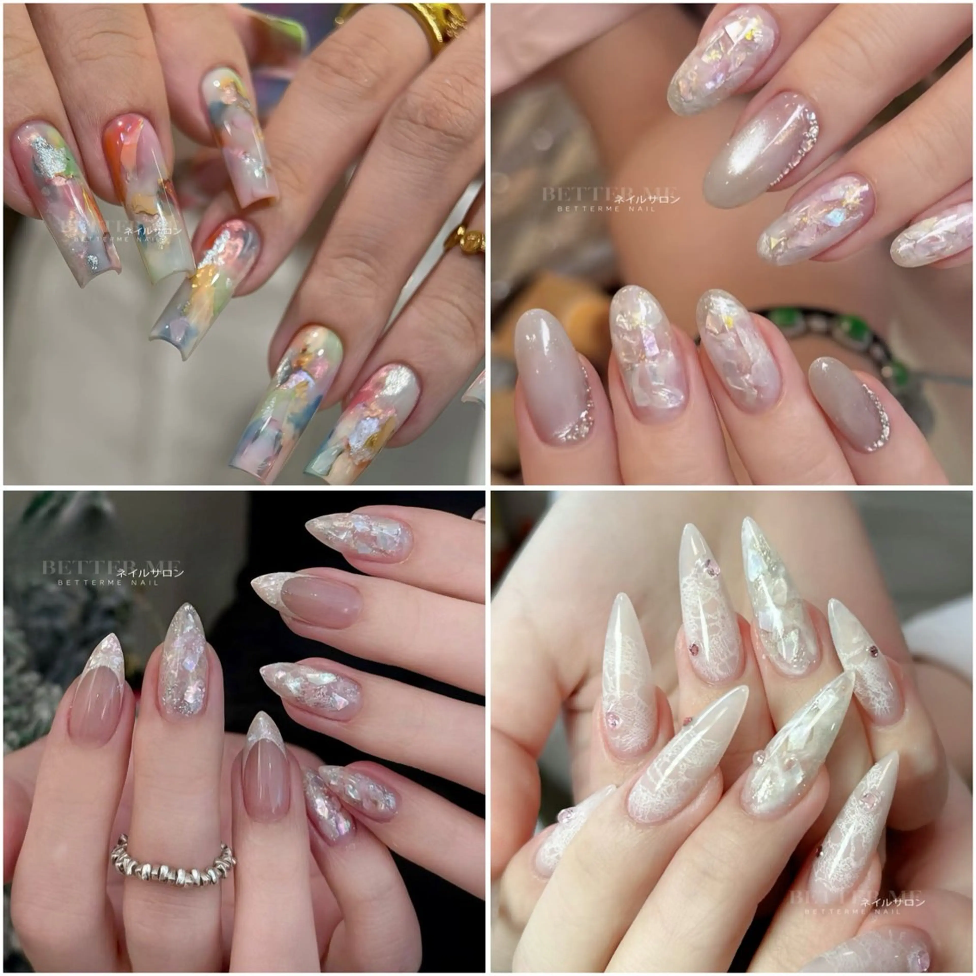 新作​〜​貝殻ニュアンスネイル¥9000の写真