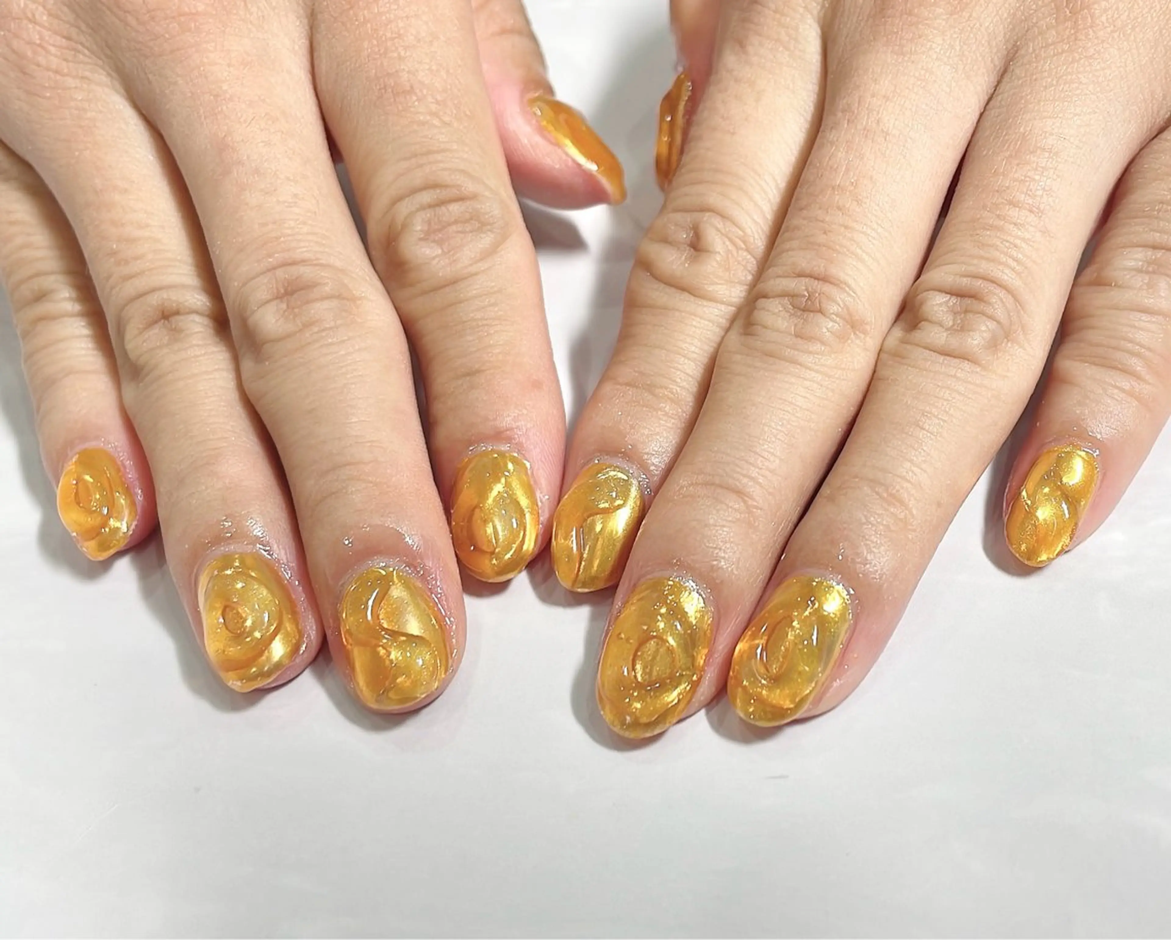 ショート BURGUNDY 🌹eriのネイルデザイン