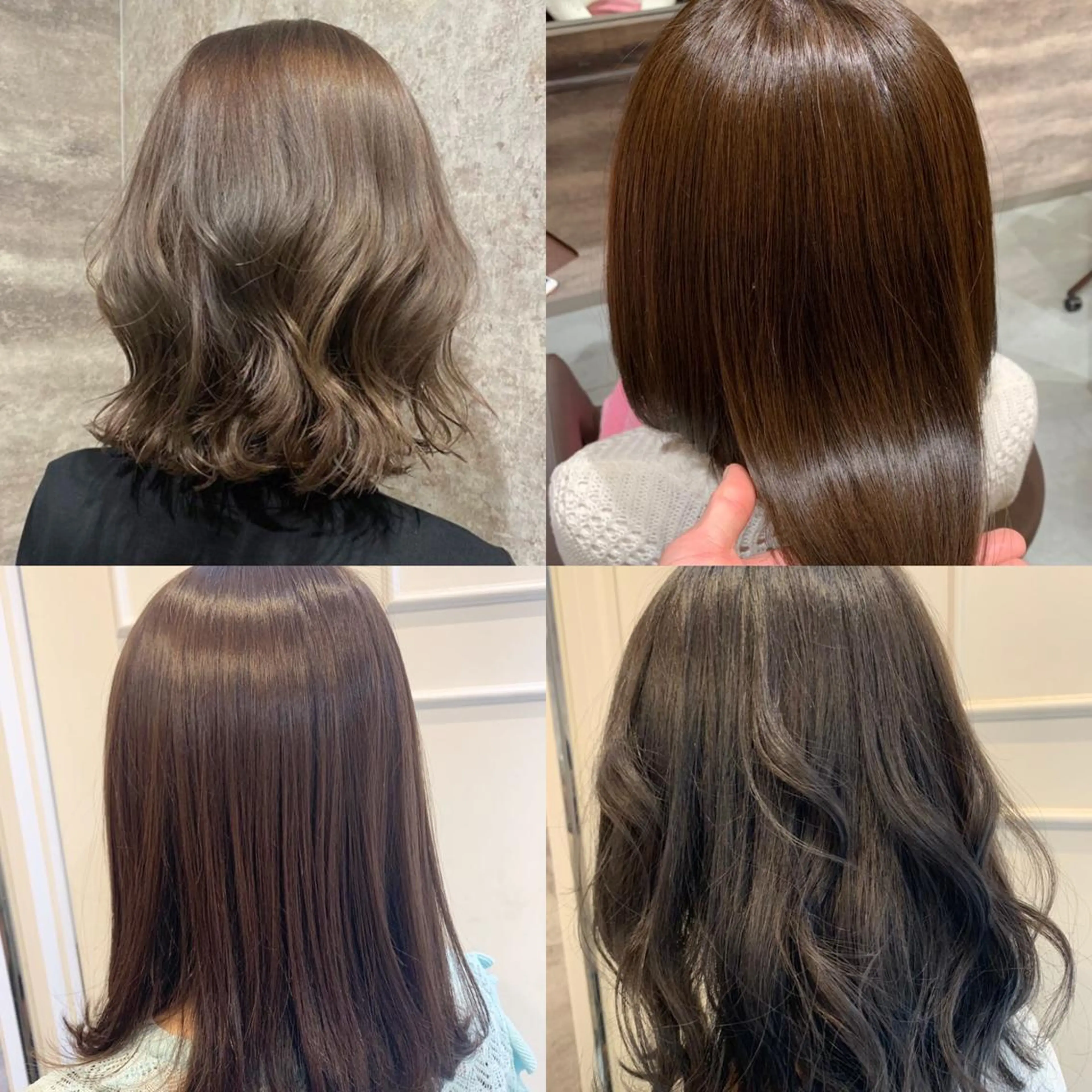 ミディアム カラー ヘアカラー 🫟Blanco🫟 Color&Careのヘアスタイル