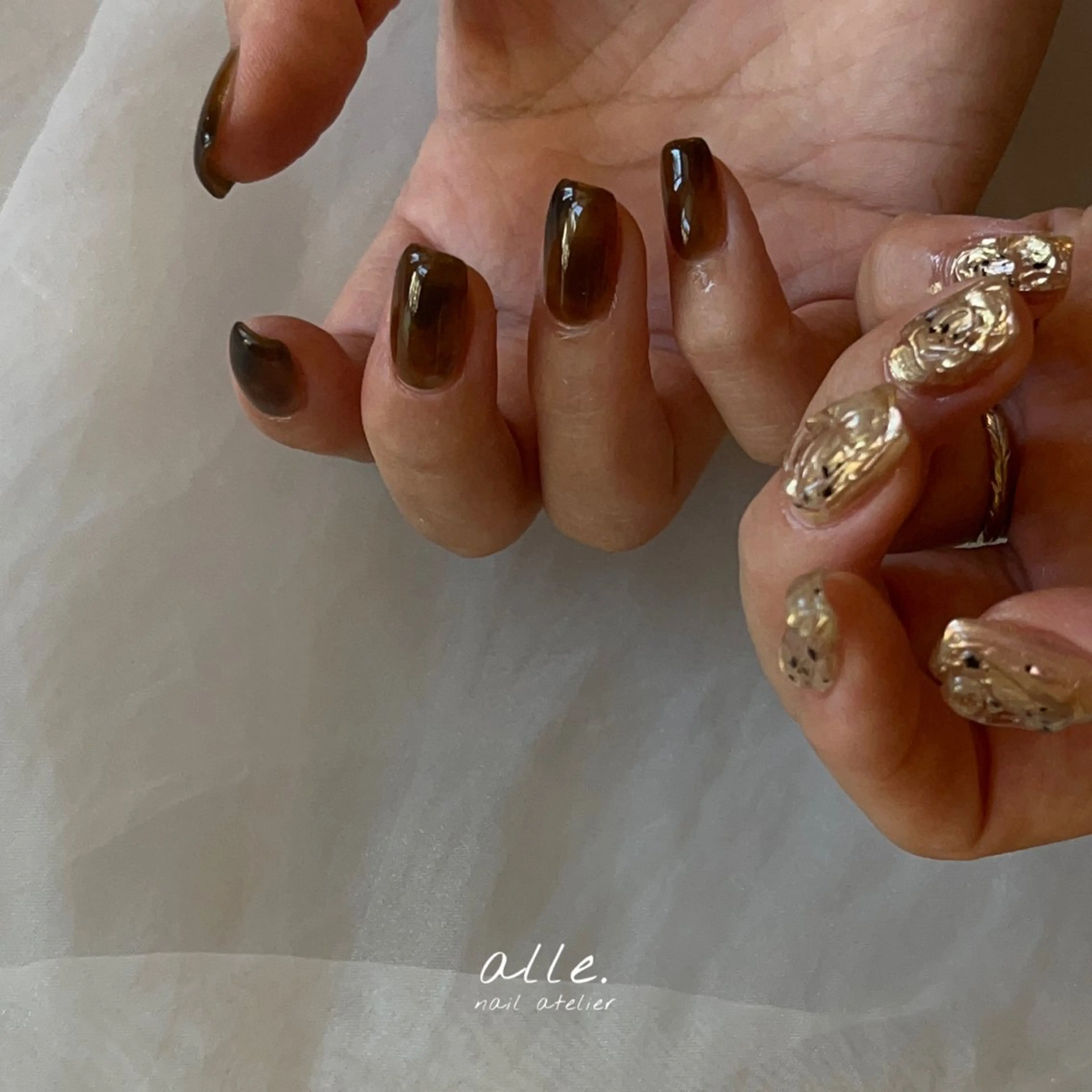 ネイル ハンドネイル atelier alle.のネイルデザイン