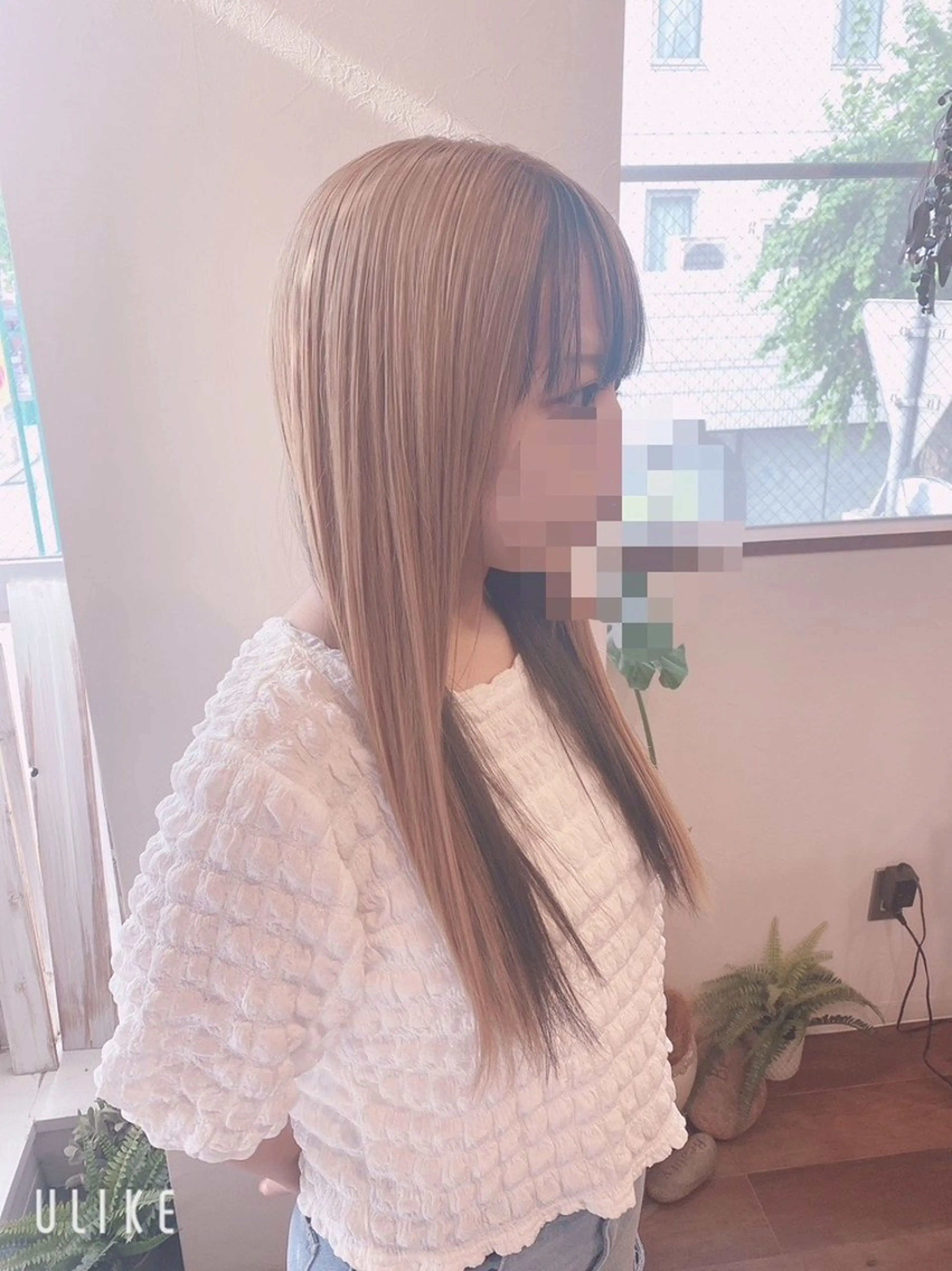 ロング カラー ブリーチ ケアブリーチ インナーカラー ロング 児玉 進之助のヘアスタイル