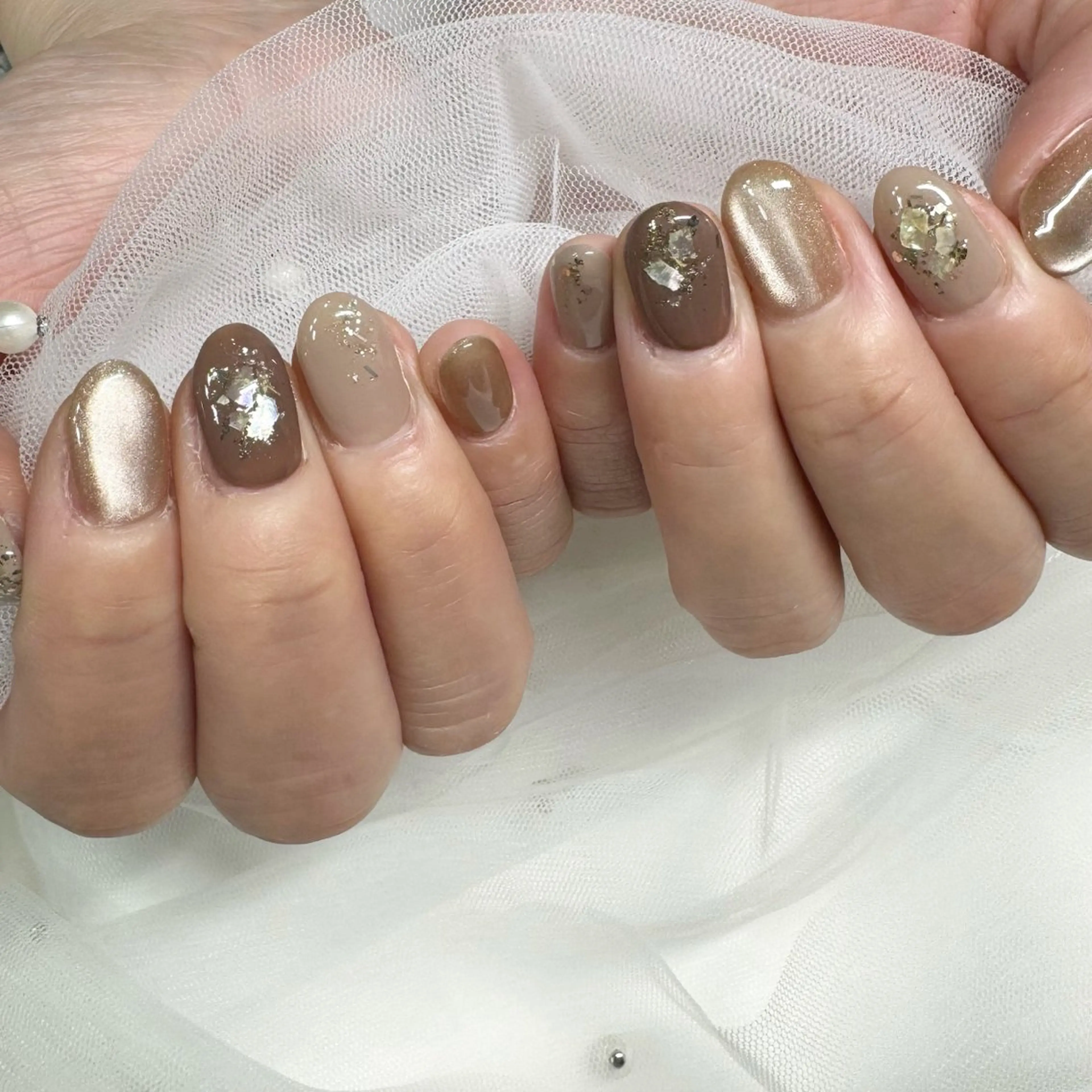 ネイル ジェルネイル シンプルネイル 東 千夏のネイルデザイン