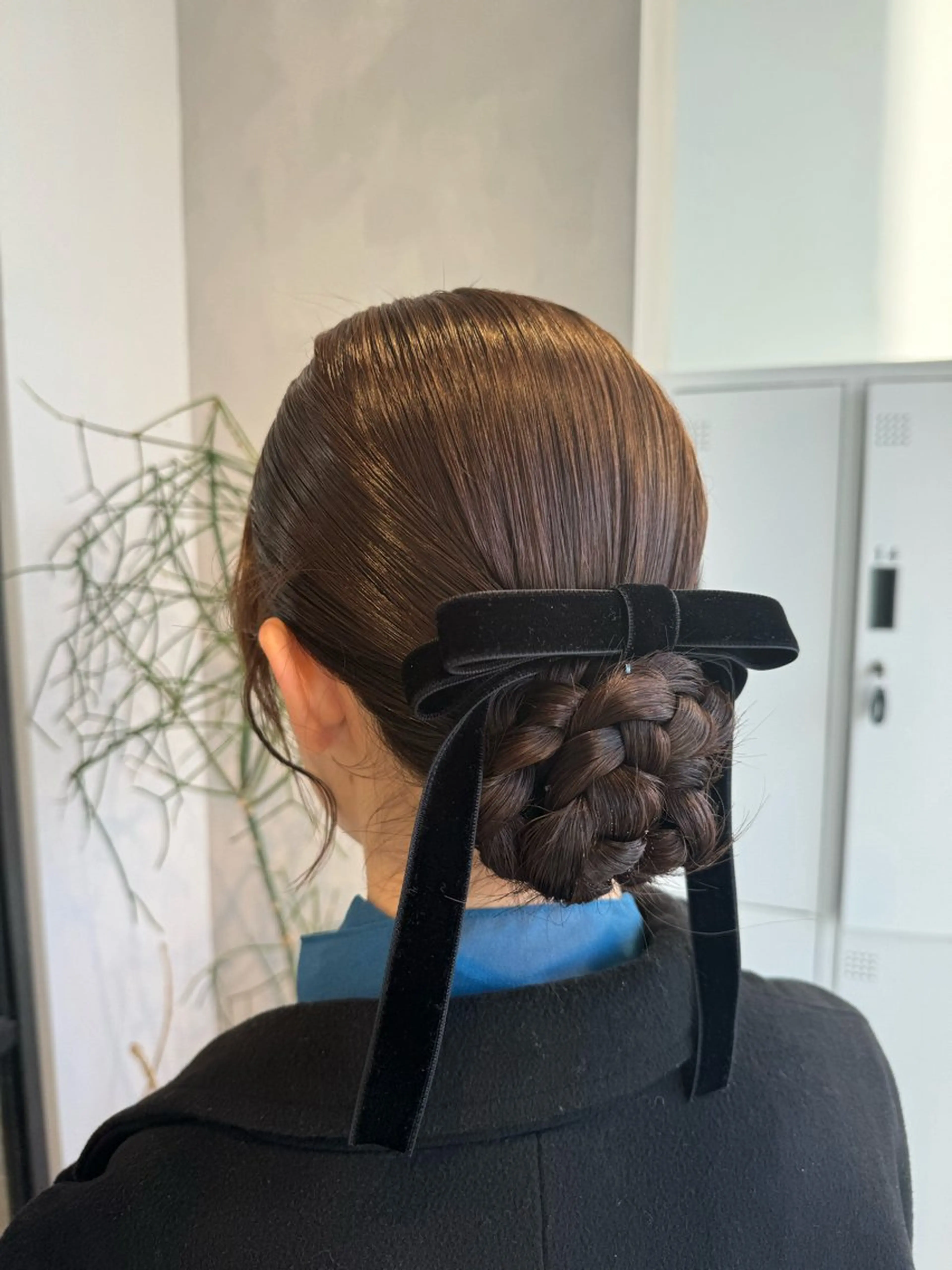 セミロング ヘアアレンジ 透明感カラー✨艶髪 制作🌱山根あゆみのヘアスタイル