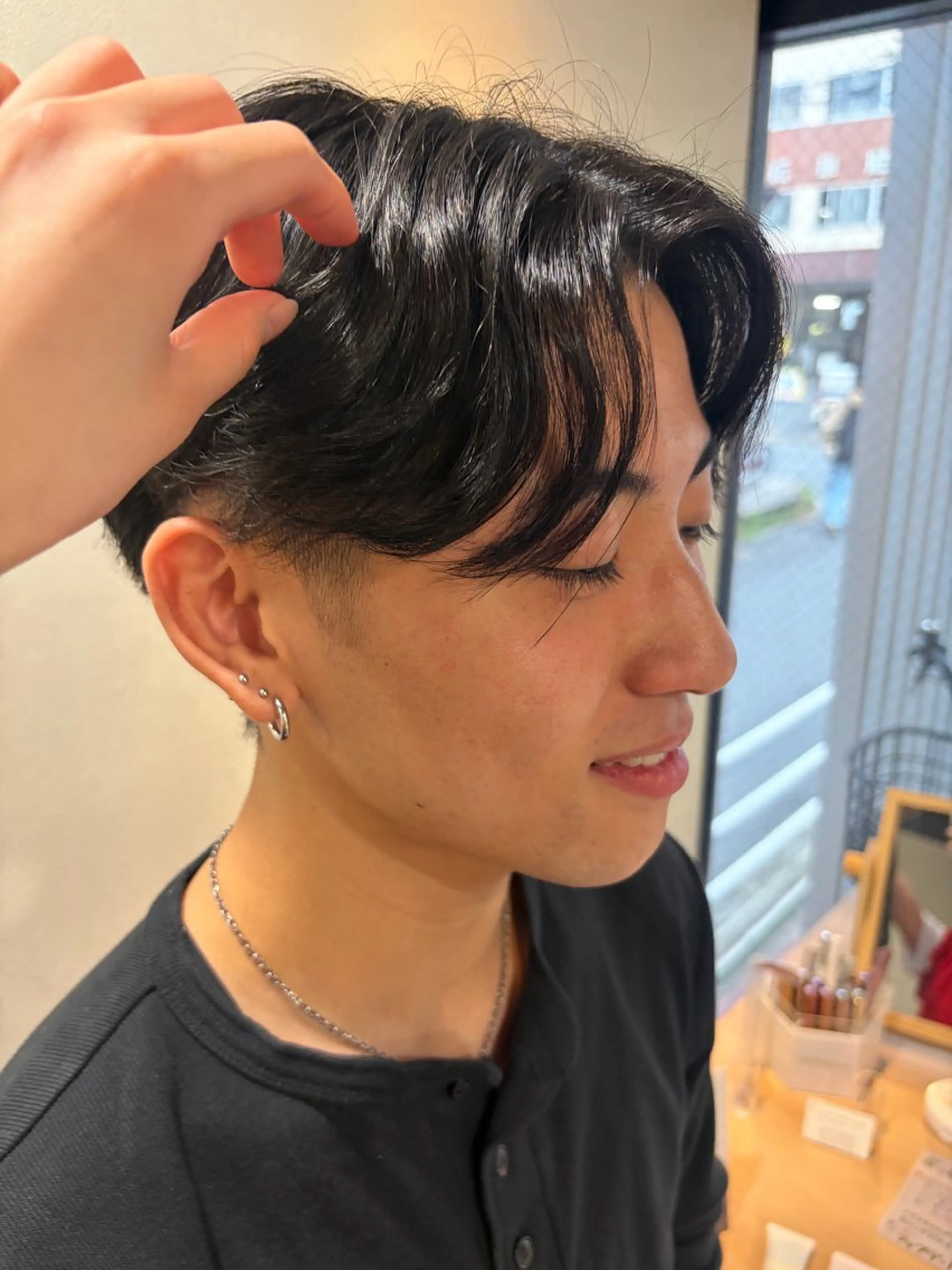 ミディアム カット パーマ ボブパーマ／アレンジ Onのヘアスタイル