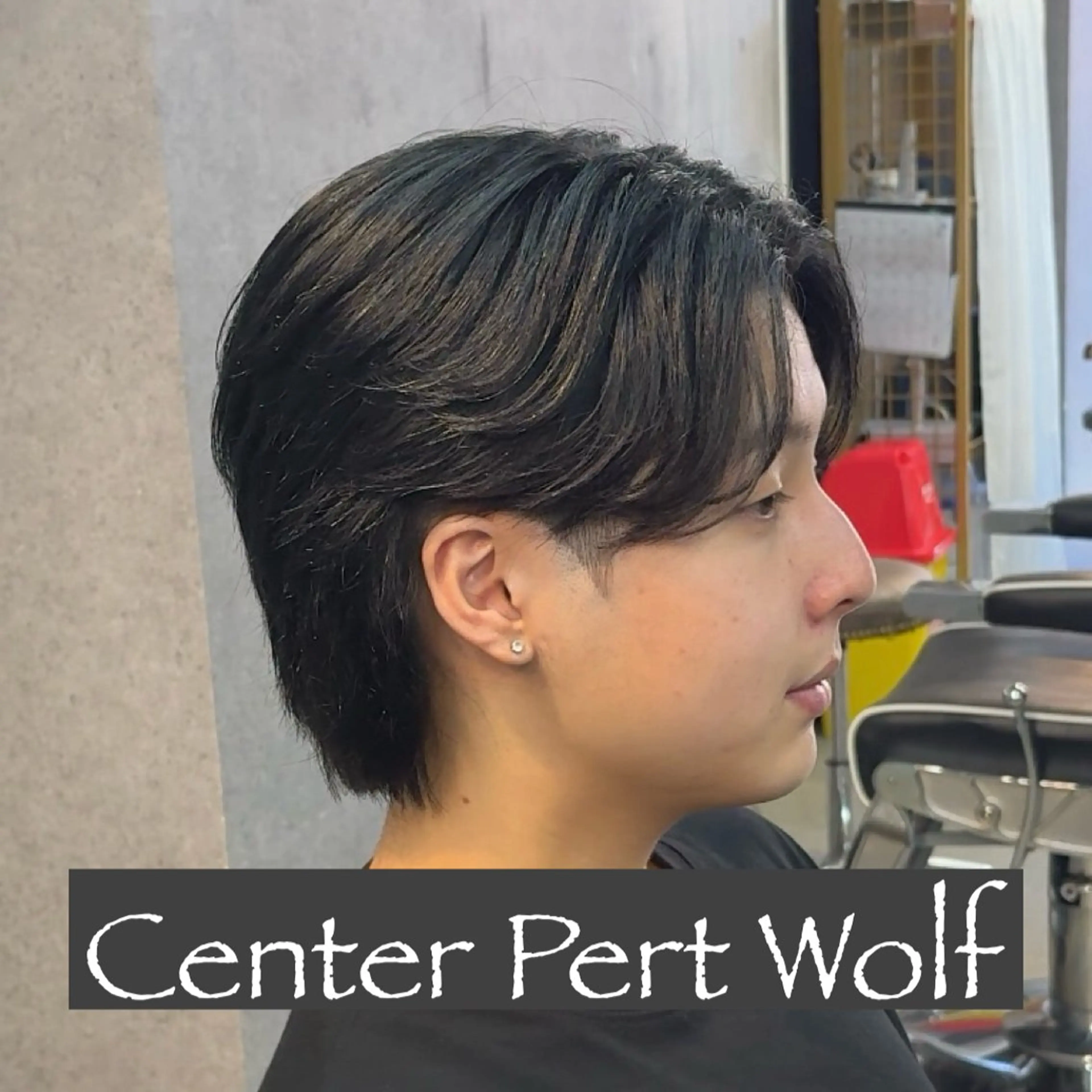ミディアム パーマ ヘアアレンジ メンズ MENIN メンズ サロン　望月　涼太のヘアスタイル