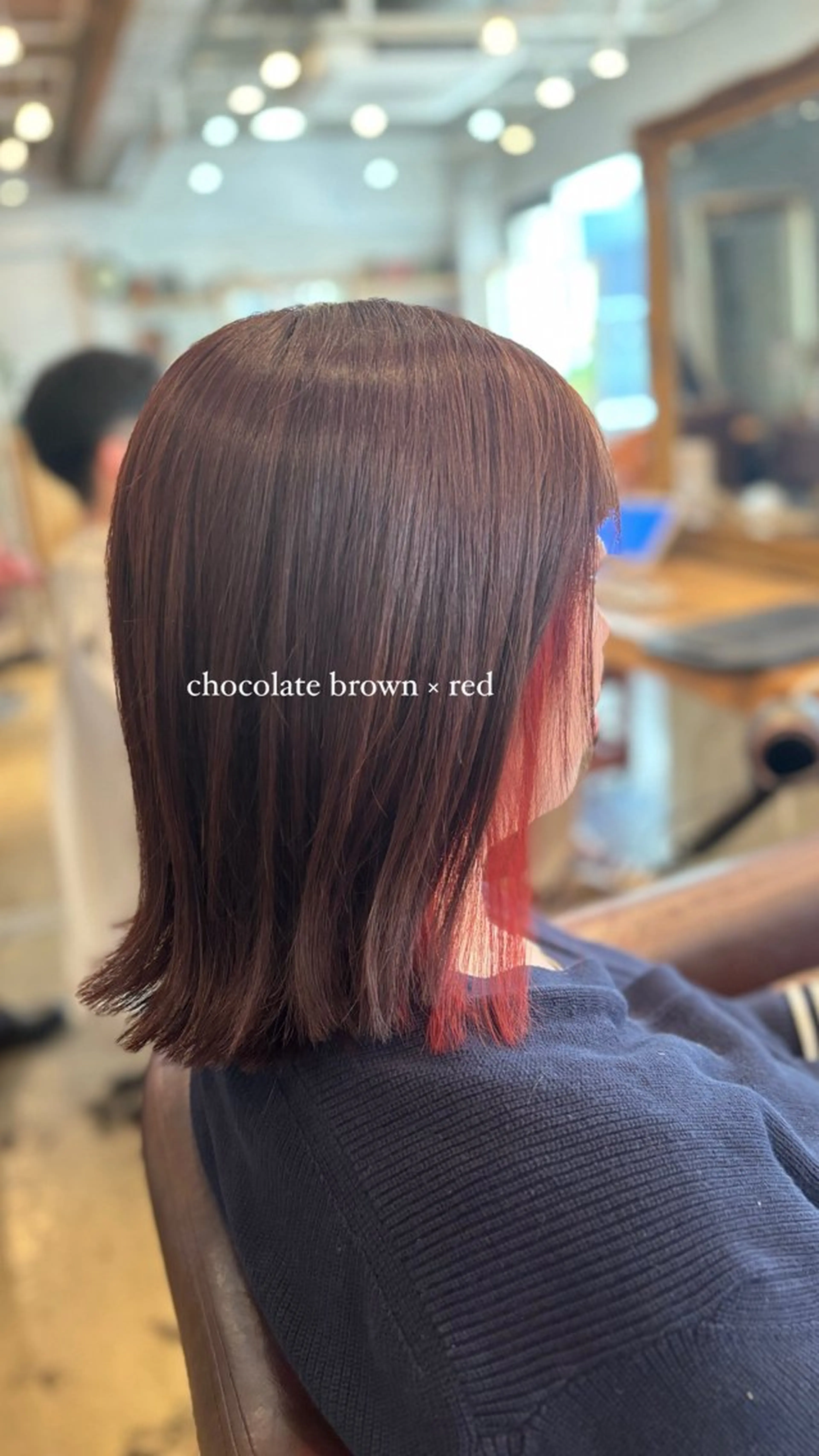 ショート カラー イヤリングカラー 髪質改善カラー ブラウン🤎YUMEのヘアスタイル