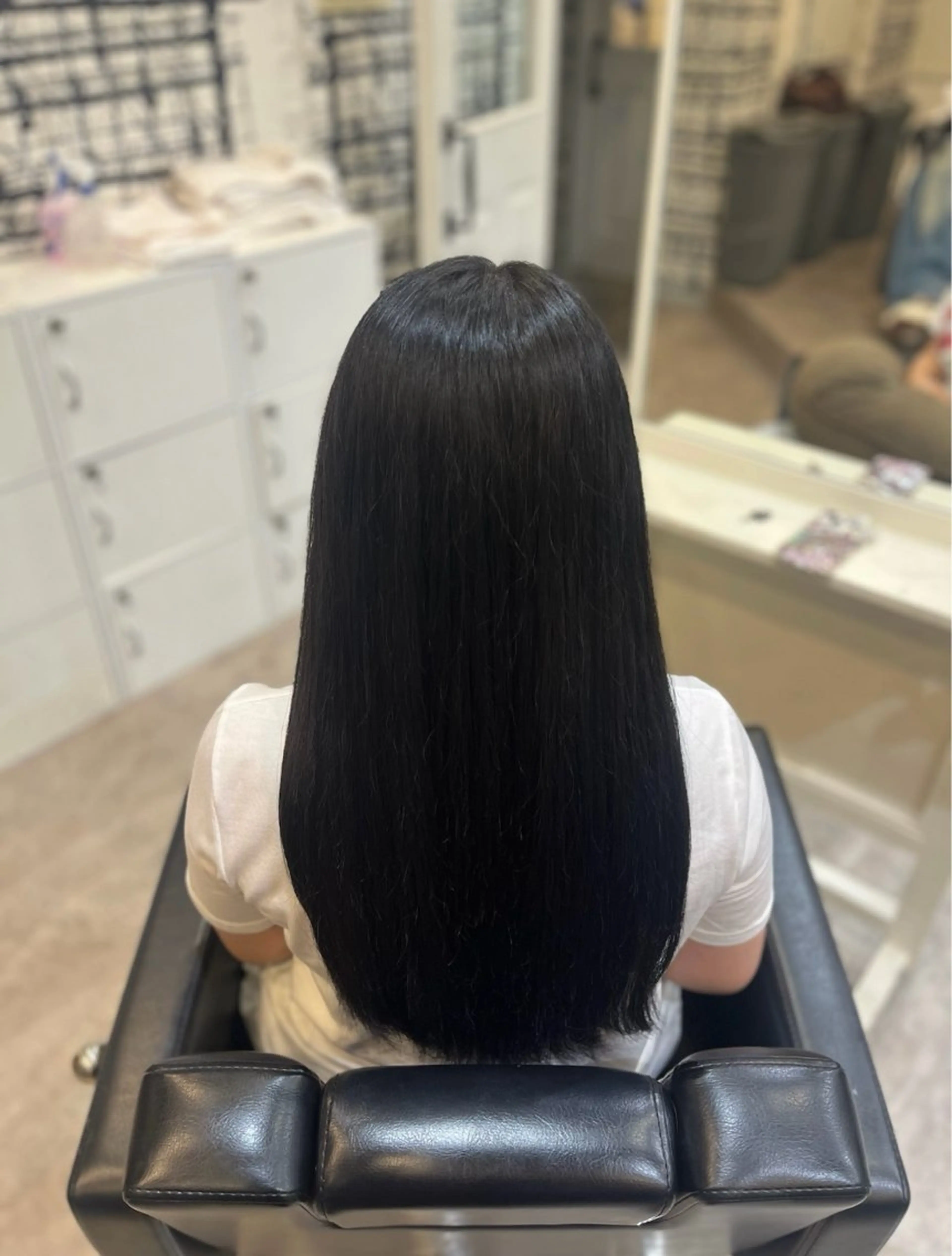 ロング カラー カット 縮毛矯正 トリートメント レイヤー/透明感 /髪質改善/ほのかのヘアスタイル