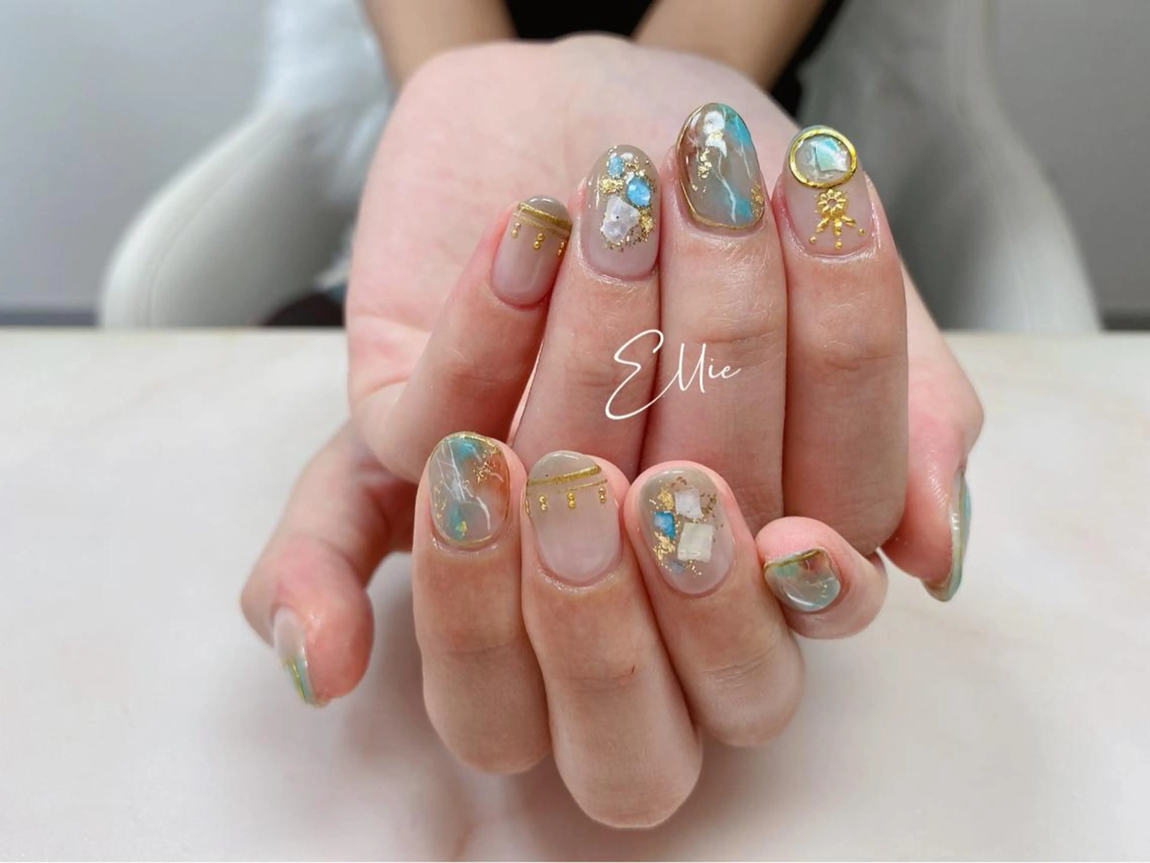 ネイル ハンドネイル ハンドケア 閨匠ビューティサロン 新橋店♡Ellieのネイルデザイン