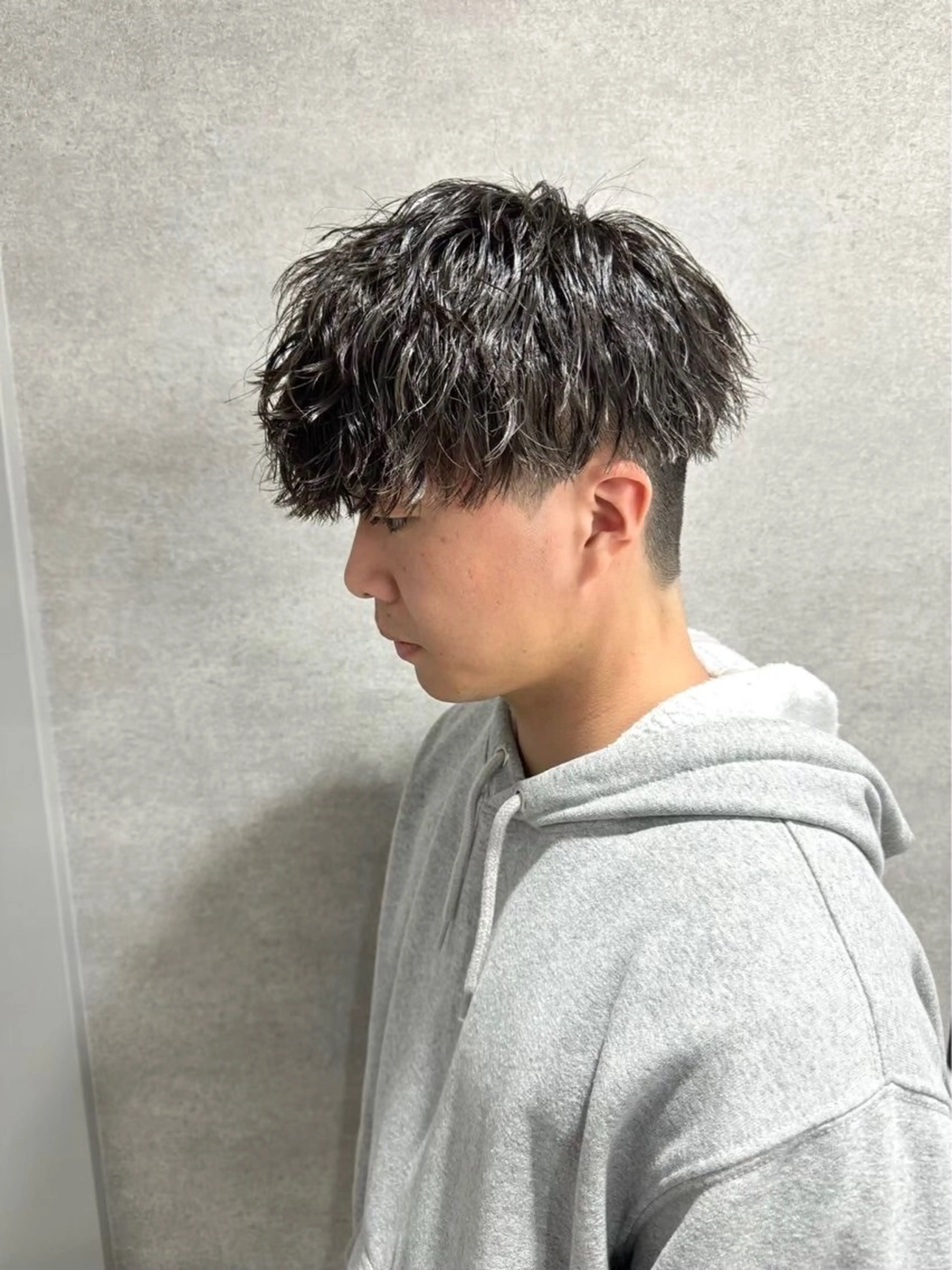 パーマ メンズ 💈フェザーパーマ 須賀俊介💈のヘアスタイル