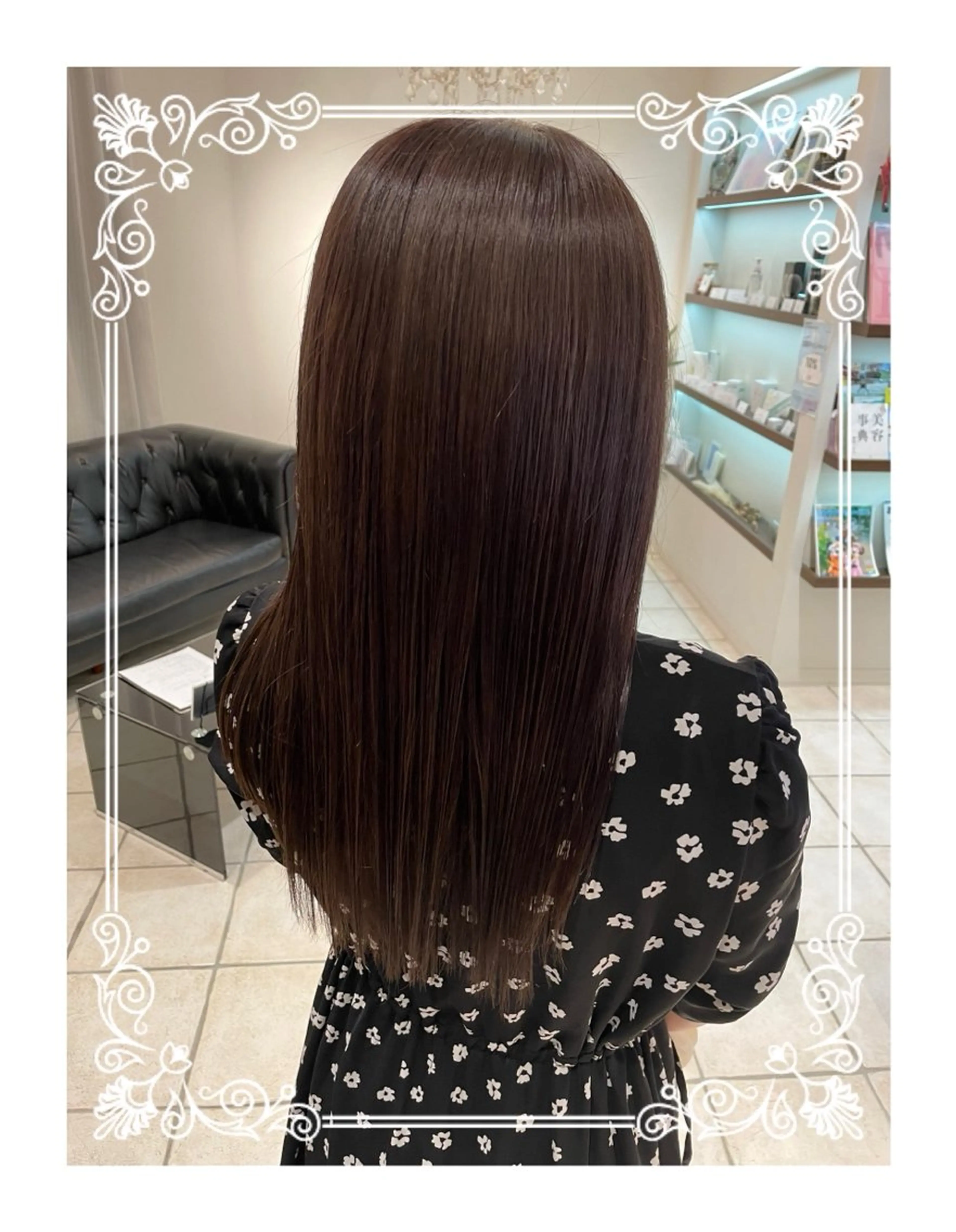 ロング カラー ブラウンカラー マロンブラウン 🌼 misaki 🌼のヘアスタイル