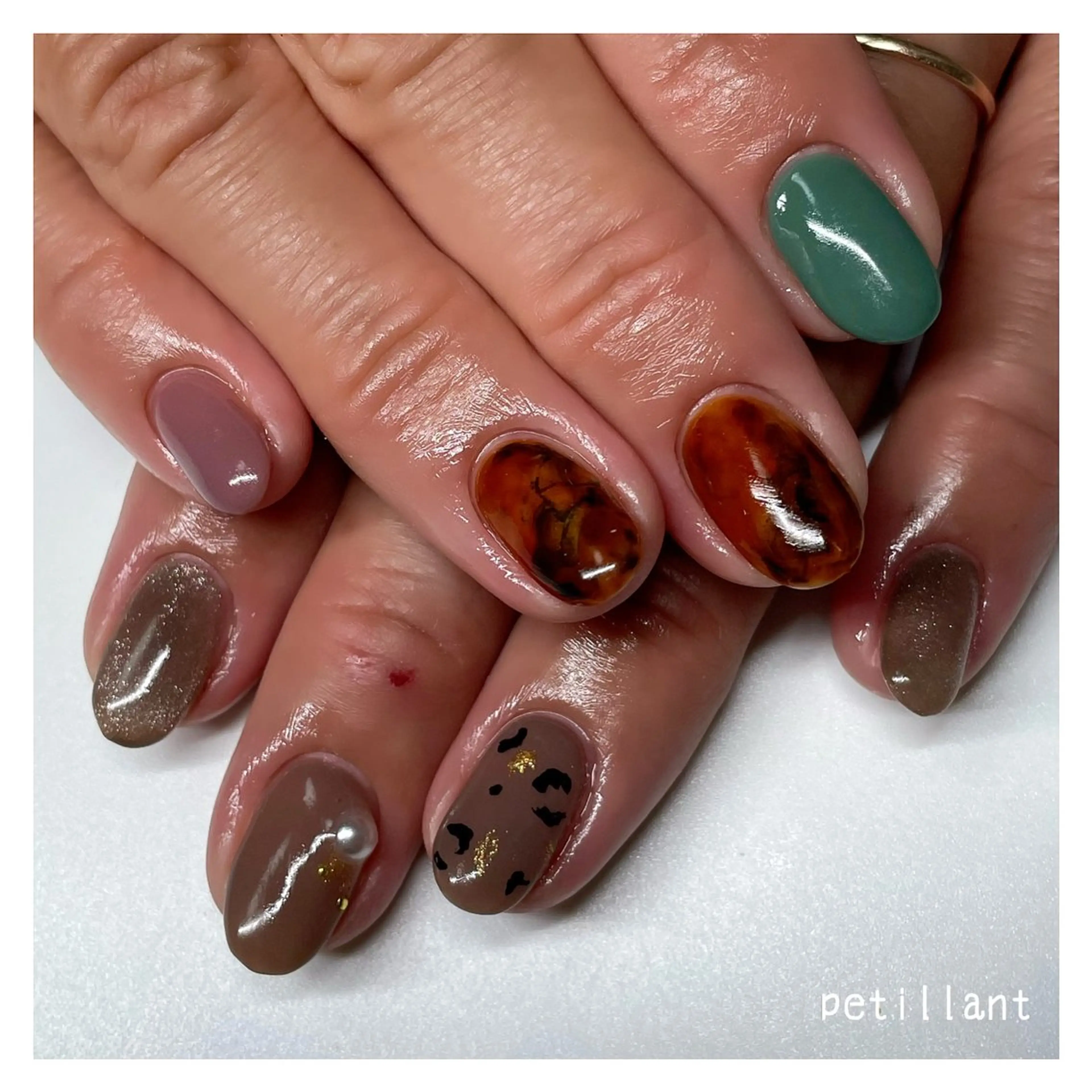 ネイル nail salon petillantのネイルデザイン