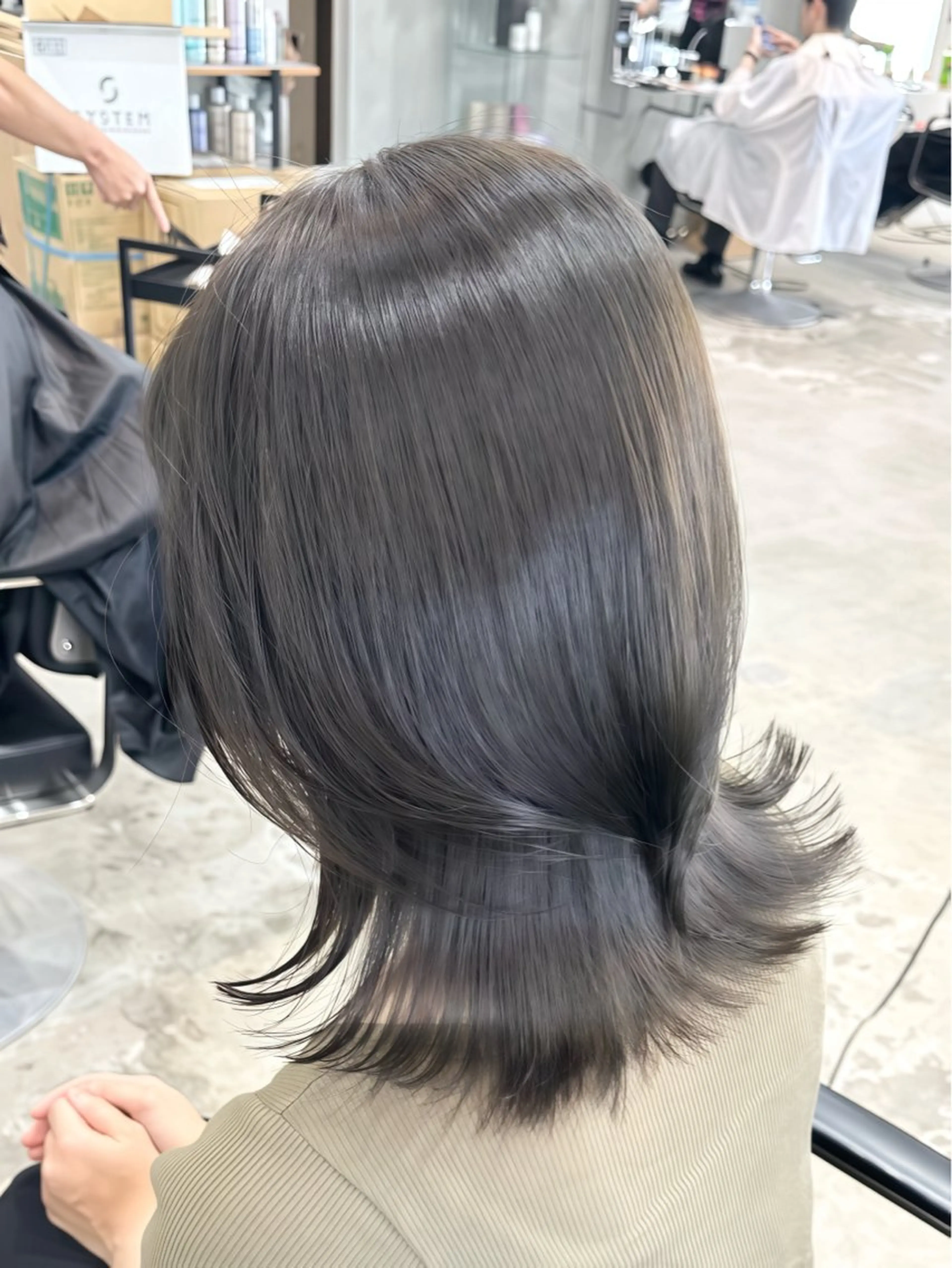 カラー 本場韓国ヘア特化 아이비/Aibiのヘアスタイル