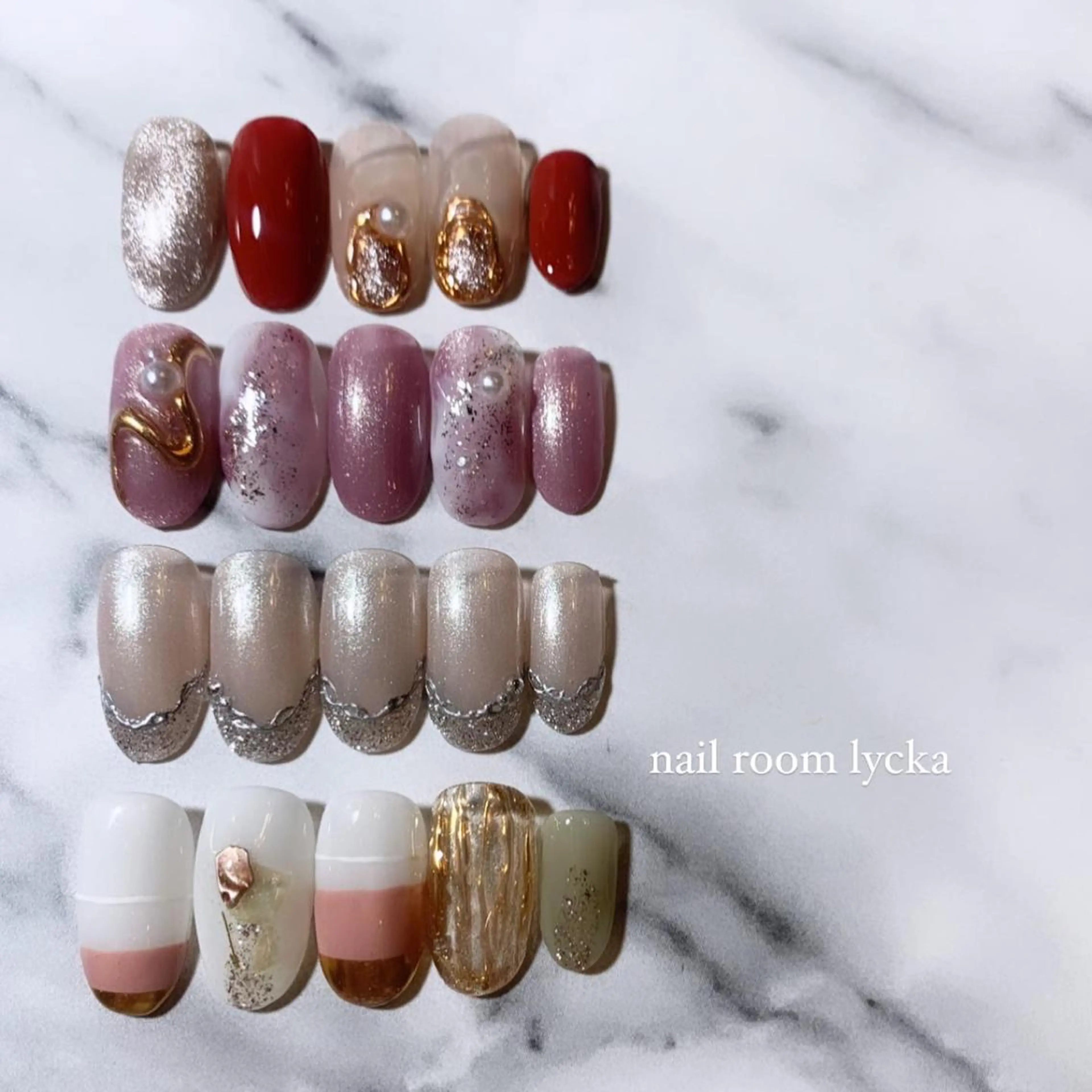 ネイル ﾈｲﾙﾙｰﾑﾘｯｶ 𝐦𝐚𝐲𝐮のネイルデザイン