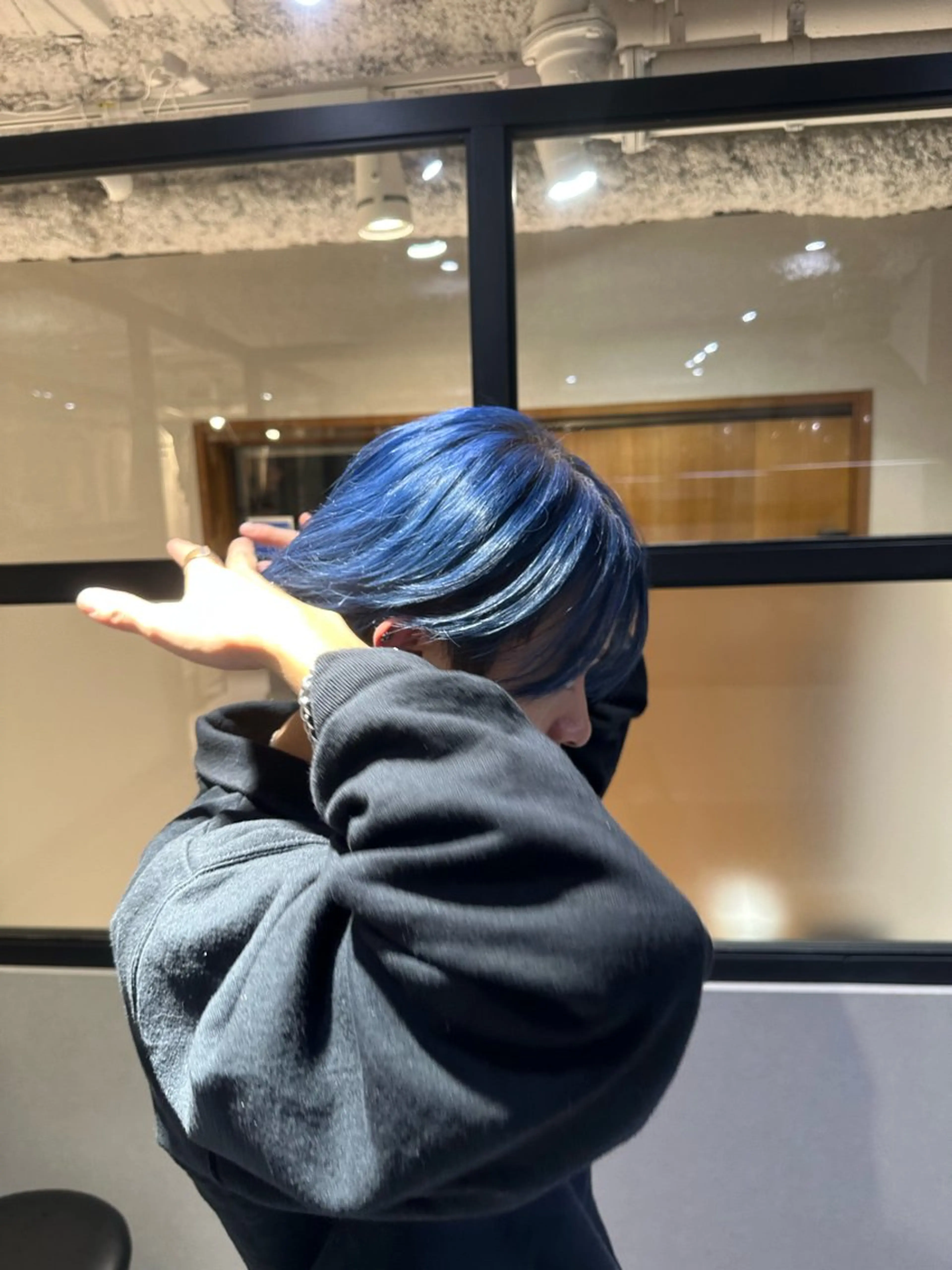 メンズ メンズブリーチ b a b a 🫧のヘアスタイル