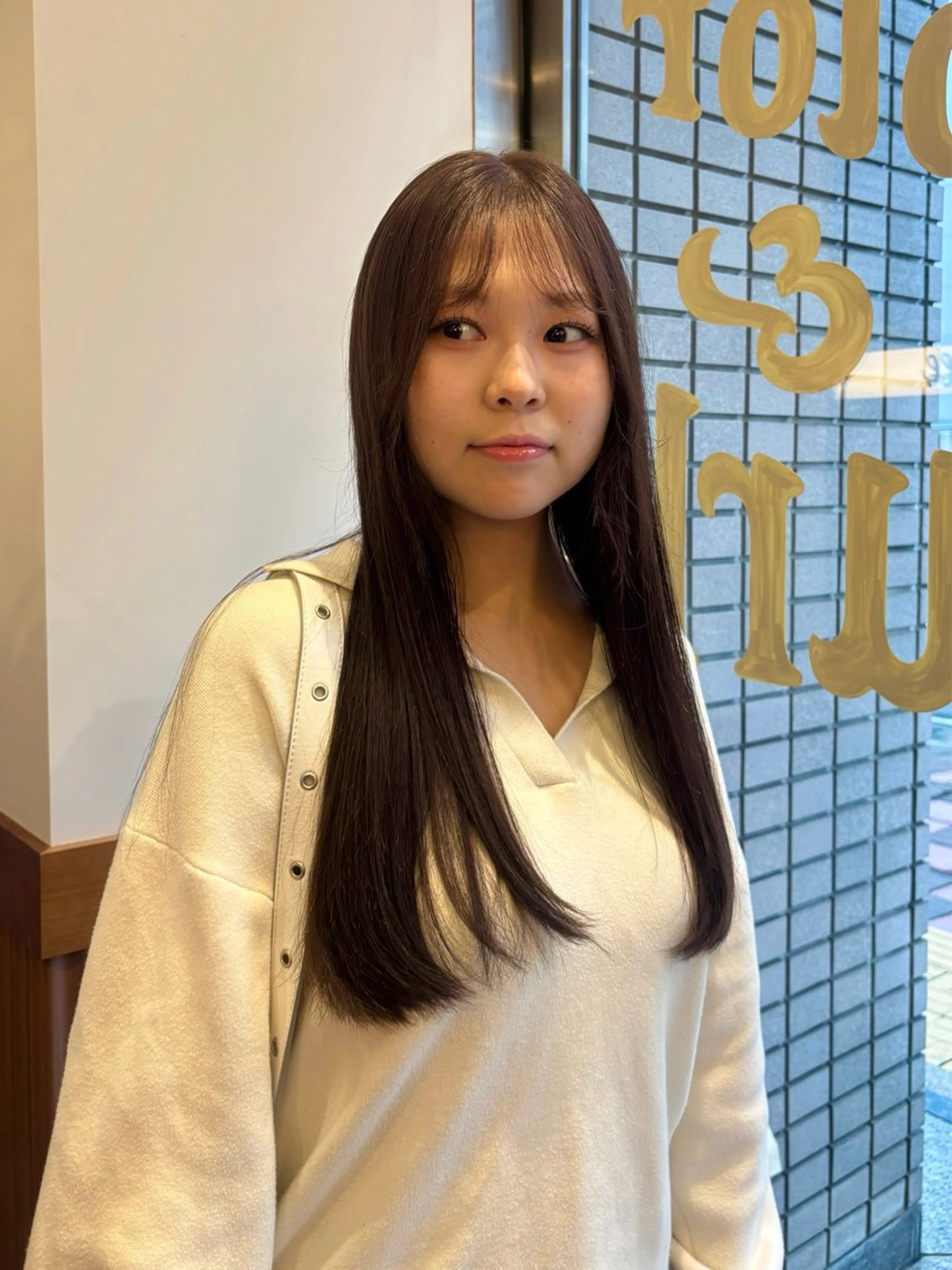 ロング カラー SASAnagano 堀内未梨のヘアスタイル
