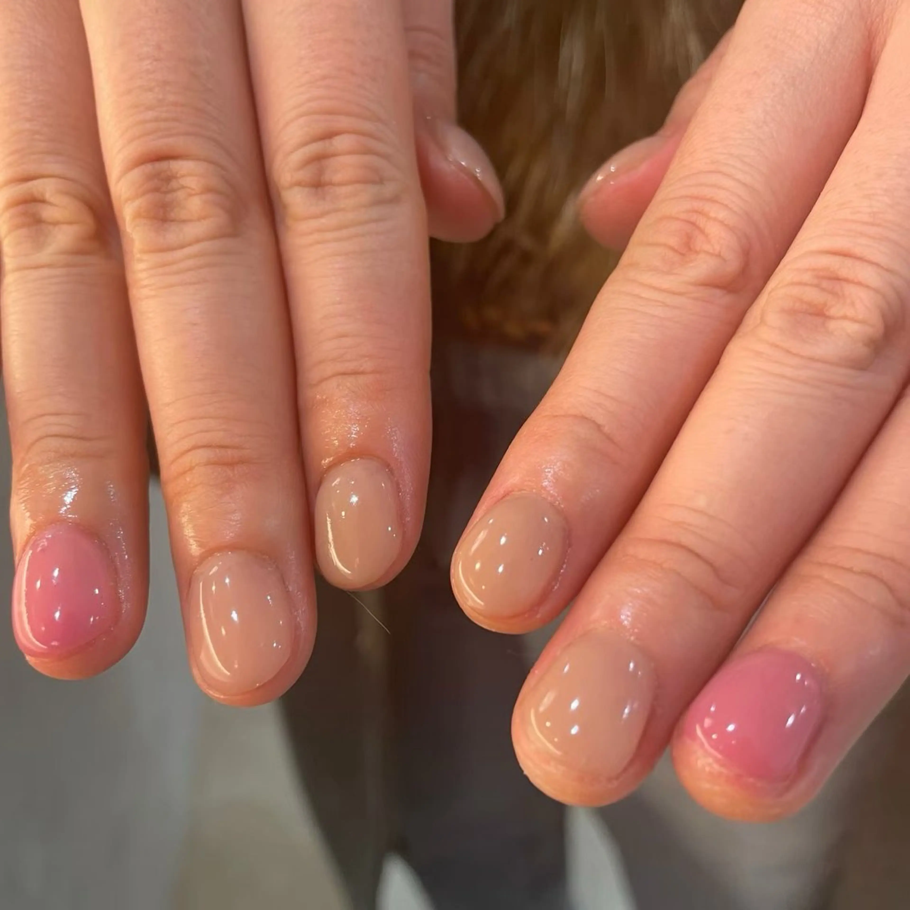 カラー Hata nail 🎀個性派ニュアンスのネイルデザイン