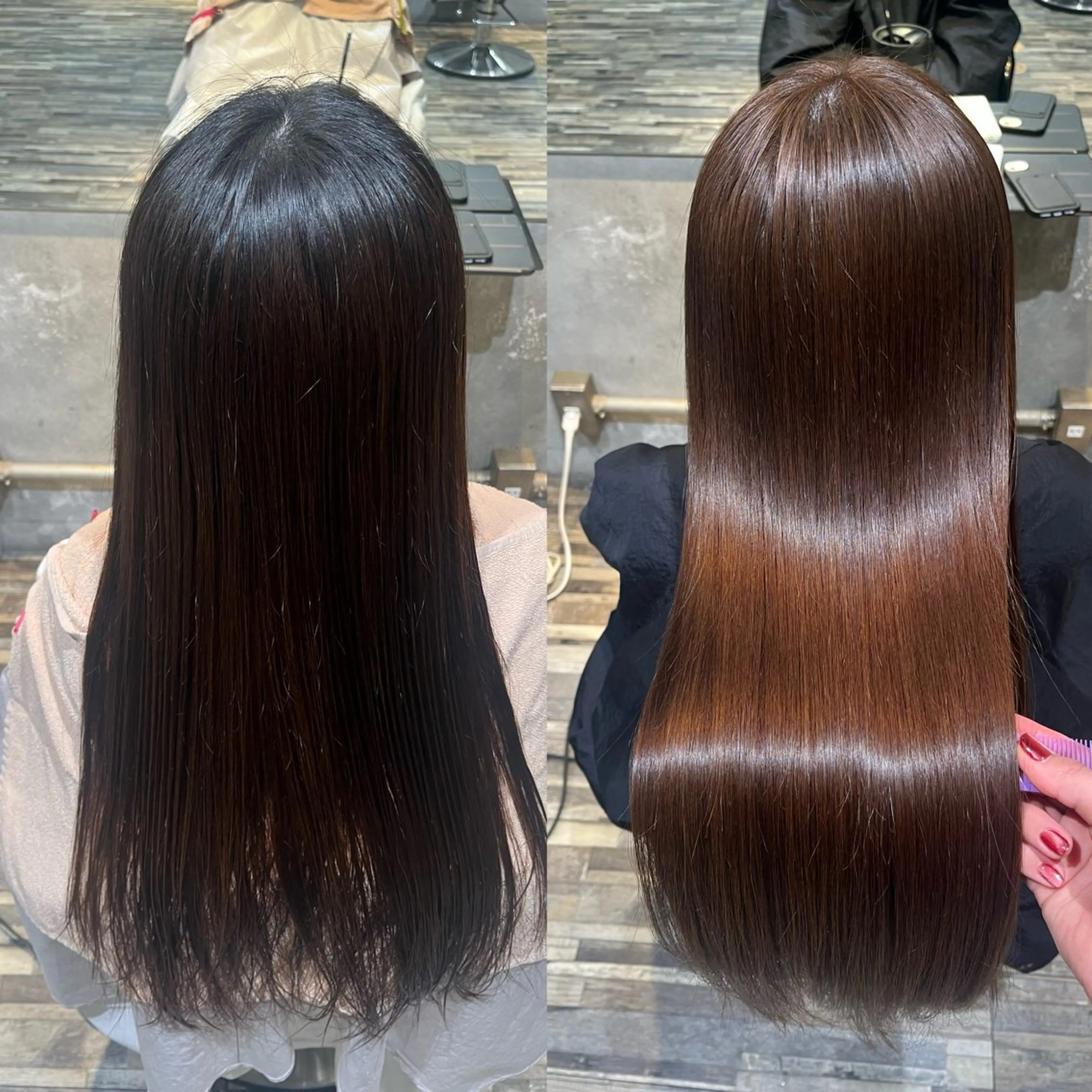 カラー 🦋Lond🦋 manakaのヘアスタイル