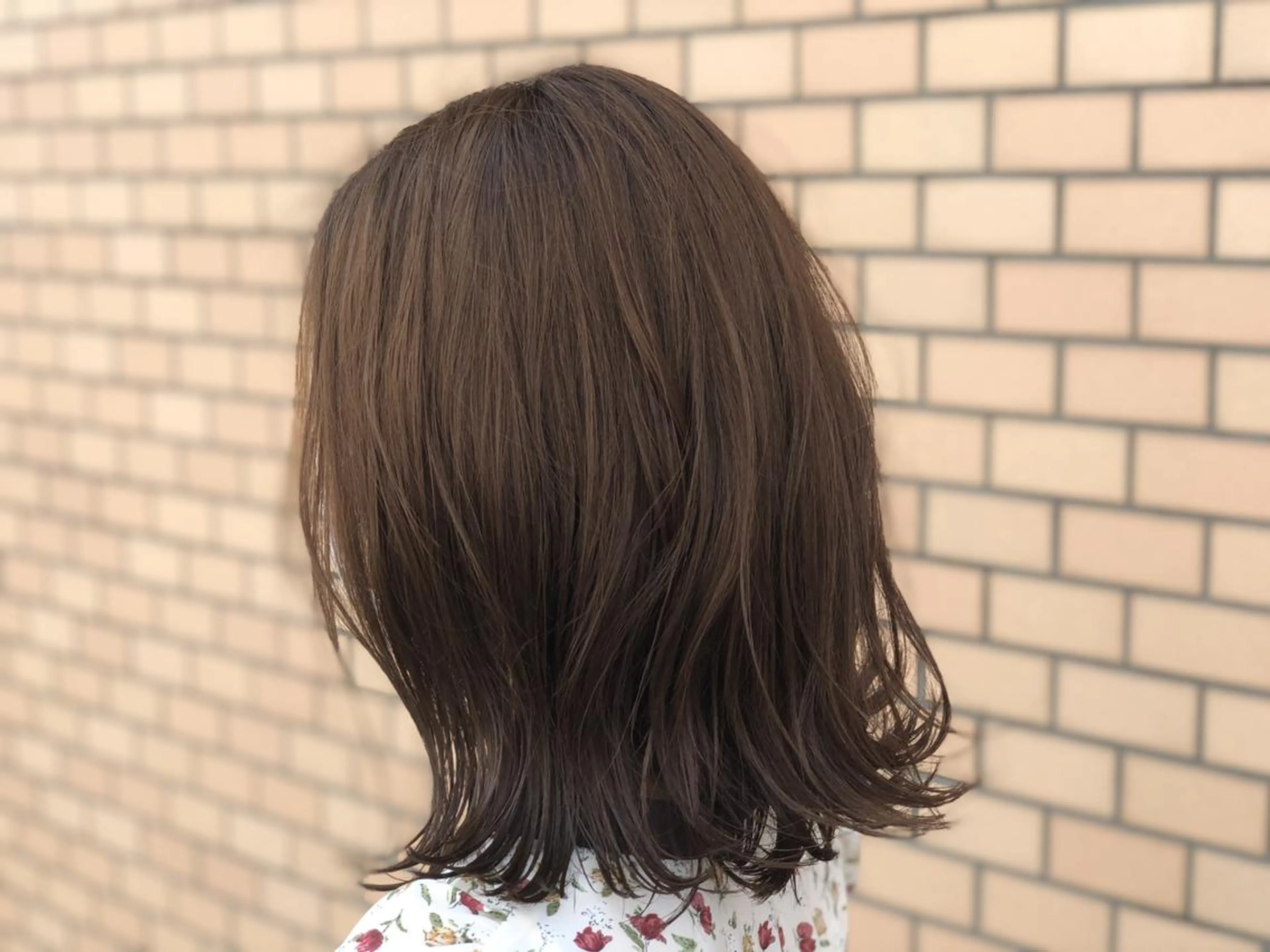 カラー ミディアム 個室型美容室san 都賀店のヘアスタイル