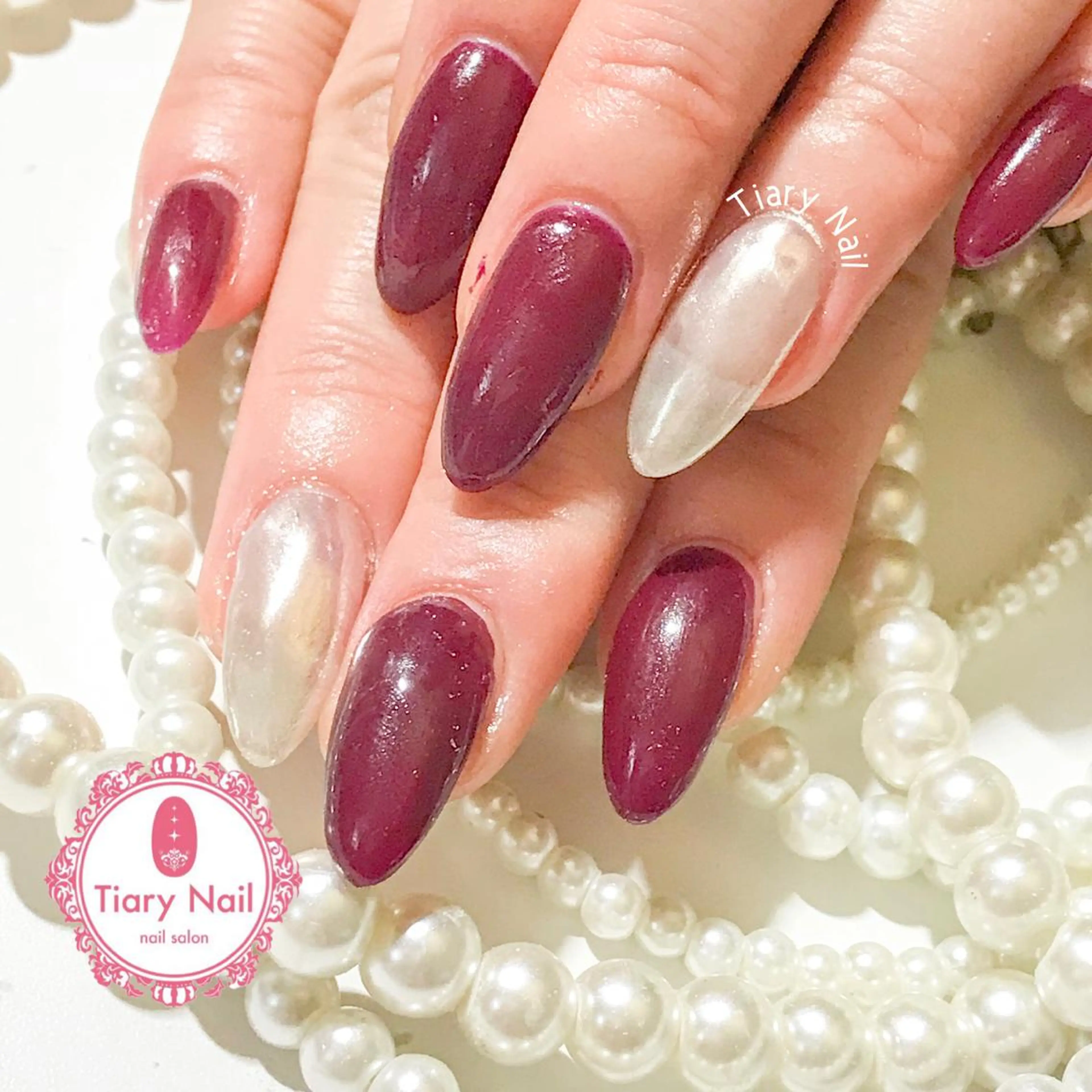 ネイル 💗🪽Tiary Nail🪽💗のネイルデザイン