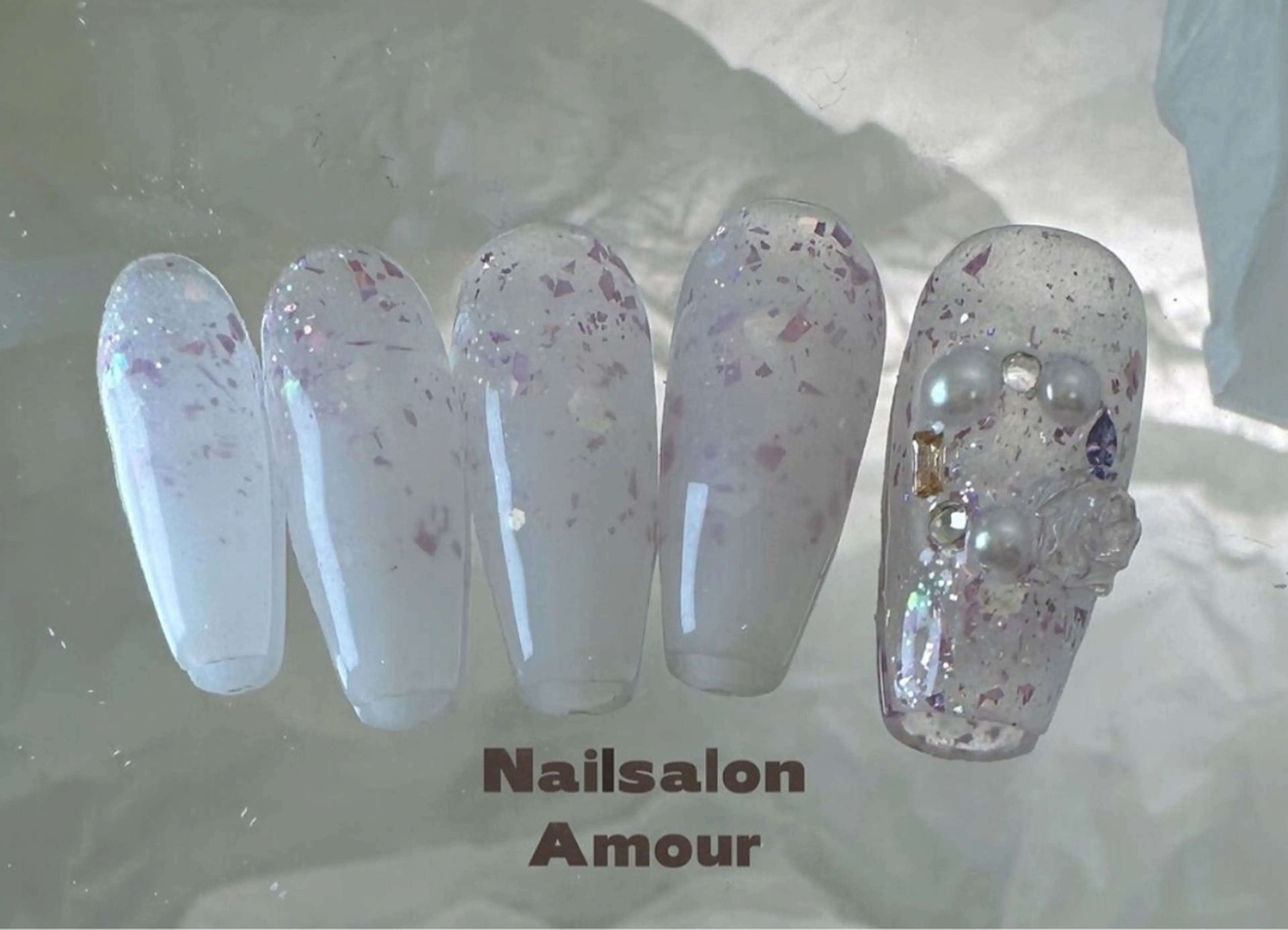 ネイル ハンドネイル 🫧 はる🩵のネイルデザイン