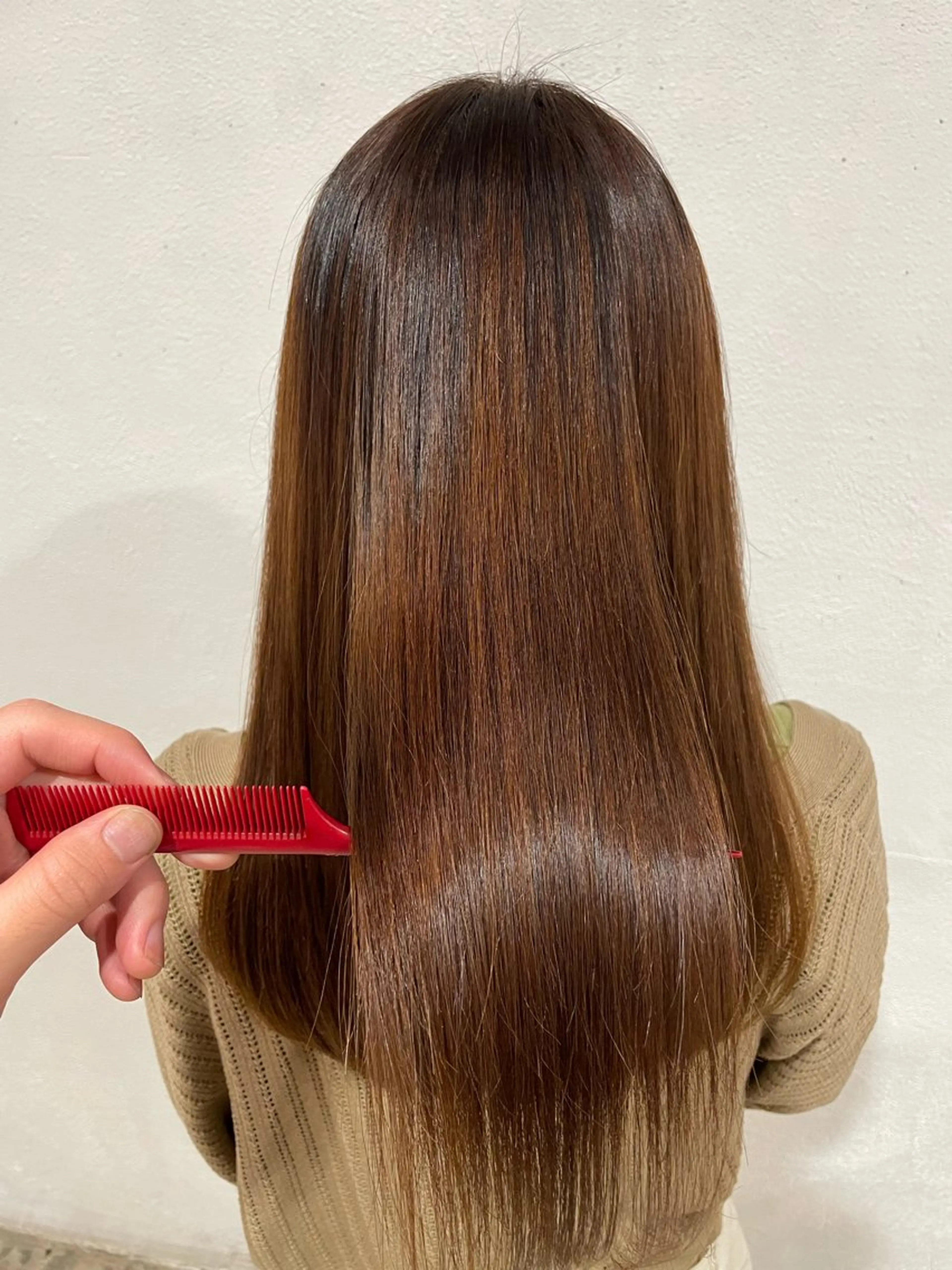 ロング パーマ 髪質改善 縮毛矯正 ストレートパーマ 【お洒落パーマ】 Elme　肥塚康汰郎のヘアスタイル