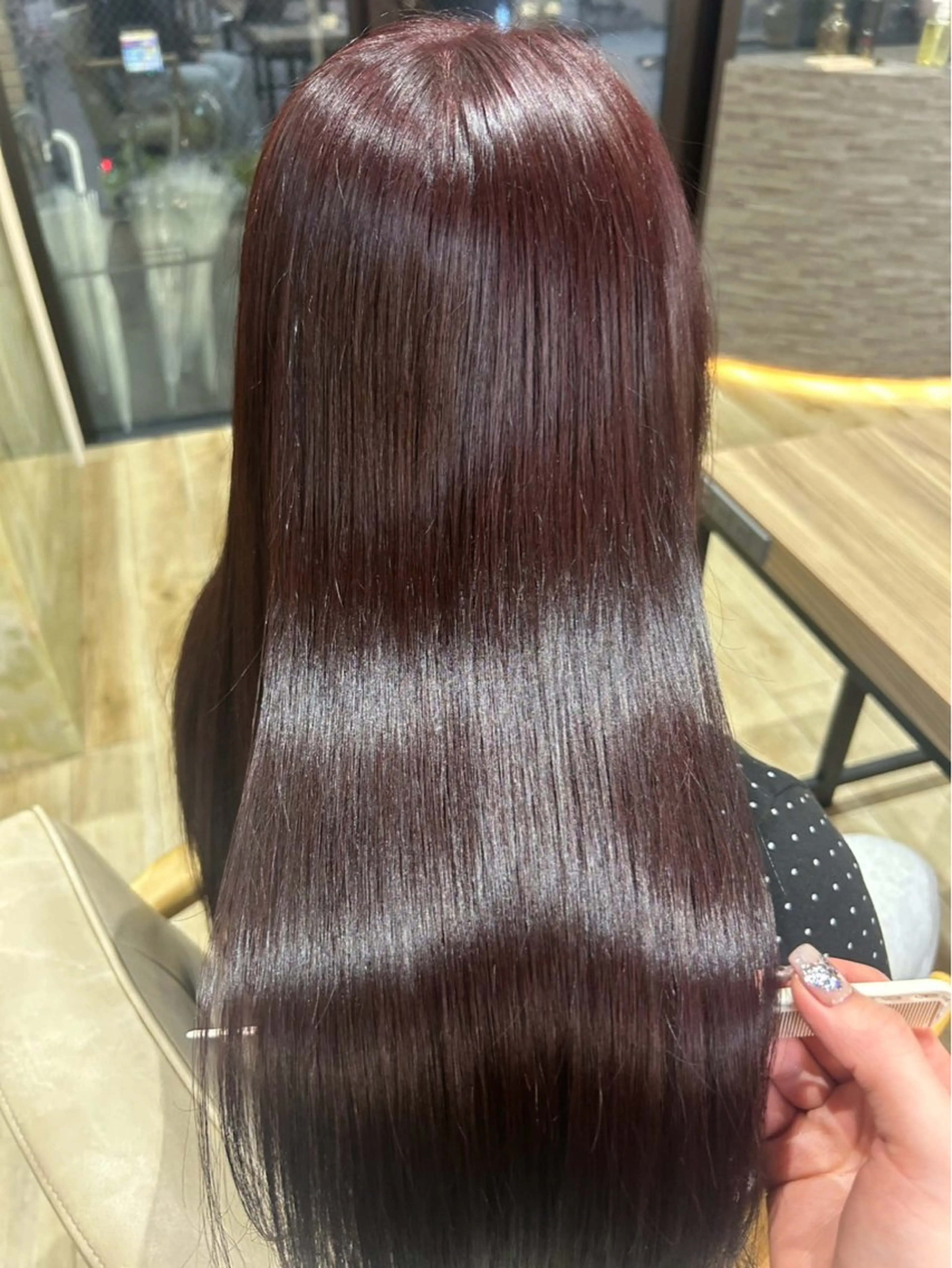 ロング カラー ヘアカラー カットカラー ¥ 3000★YAEKAのヘアスタイル