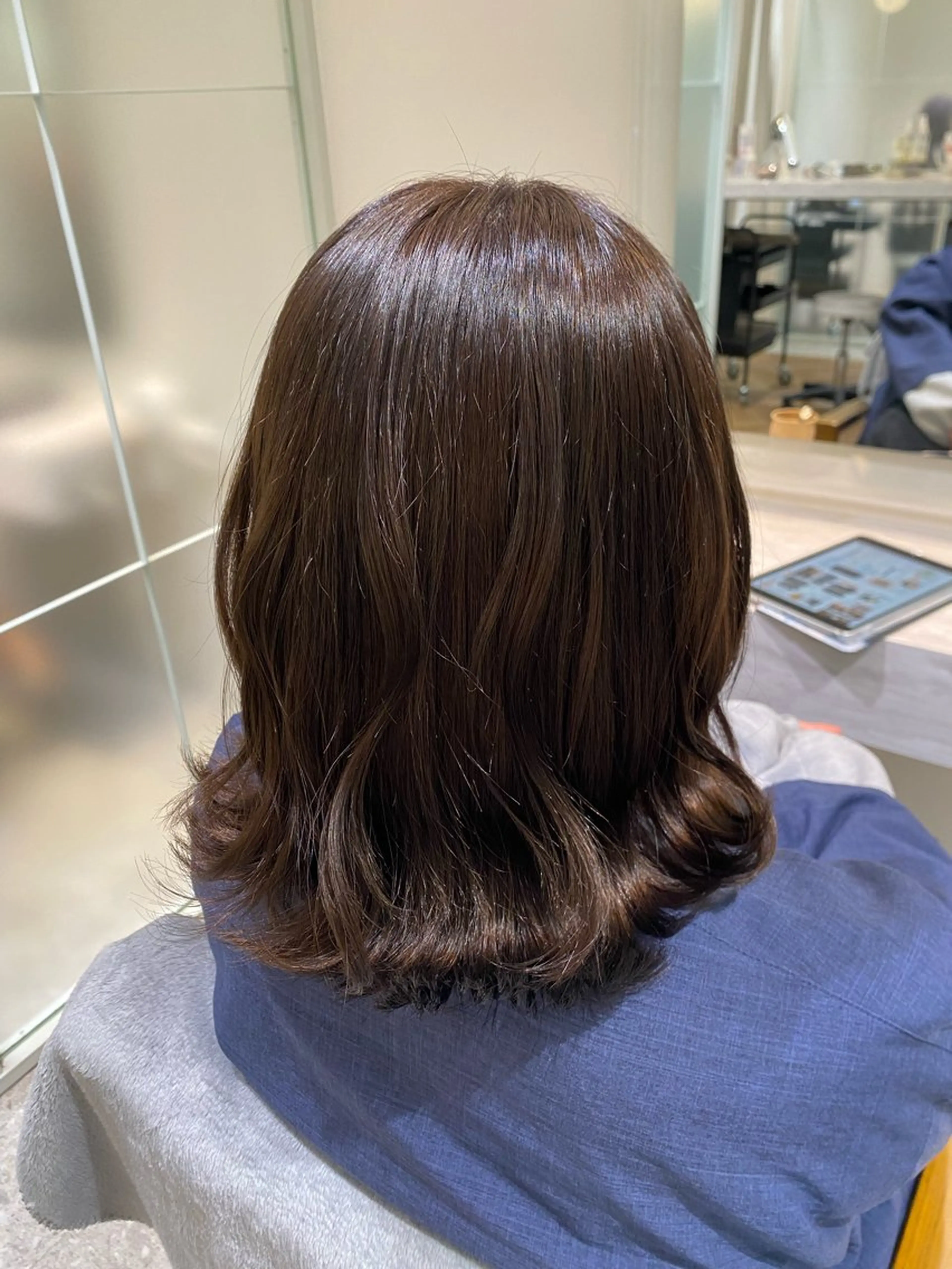 ミディアム モテ艶カラー 🎖さえきはるかのヘアスタイル