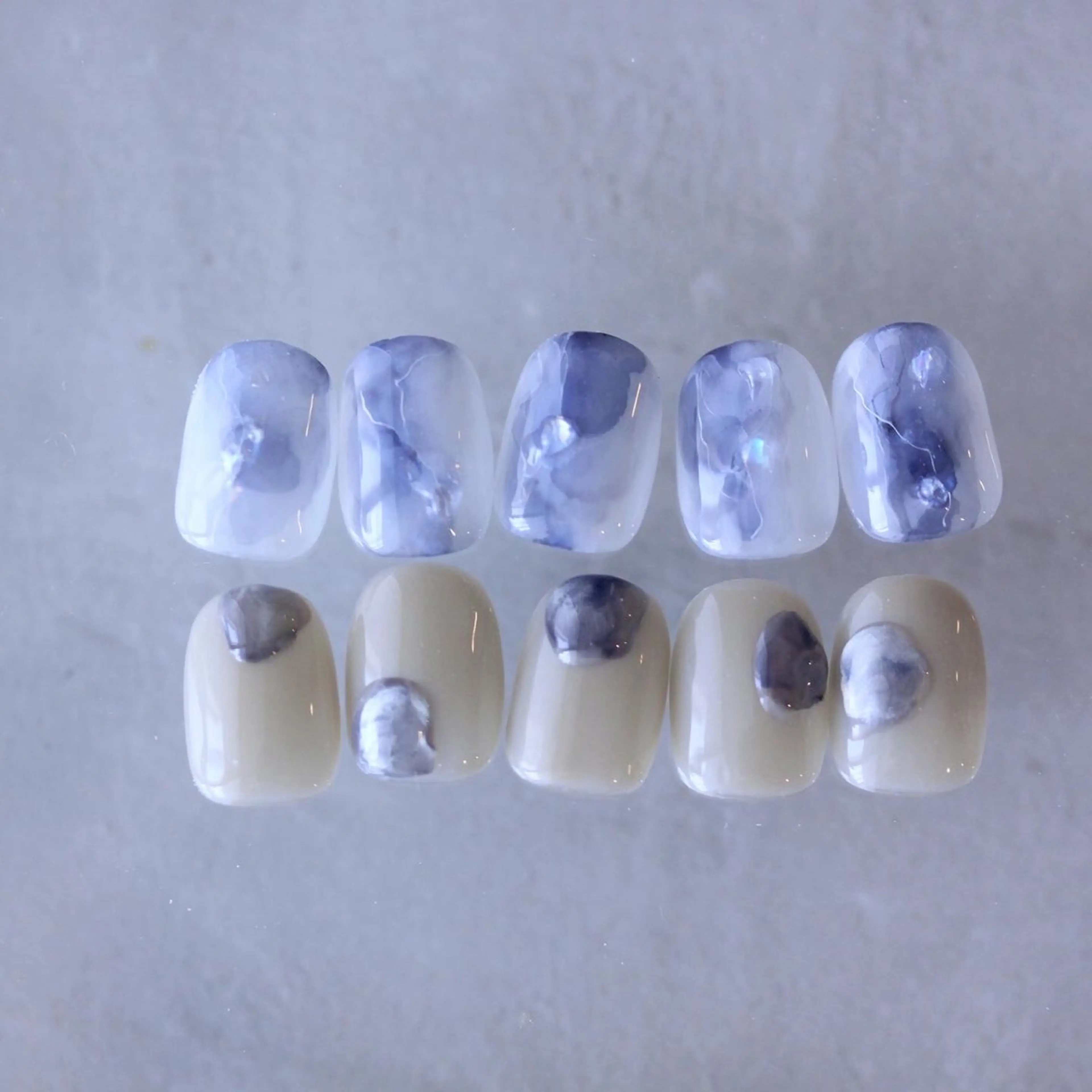 ネイル オーロラネイル ネイルチップ その他(ネイル) Elio所属・Elio 国泰寺のネイルデザイン