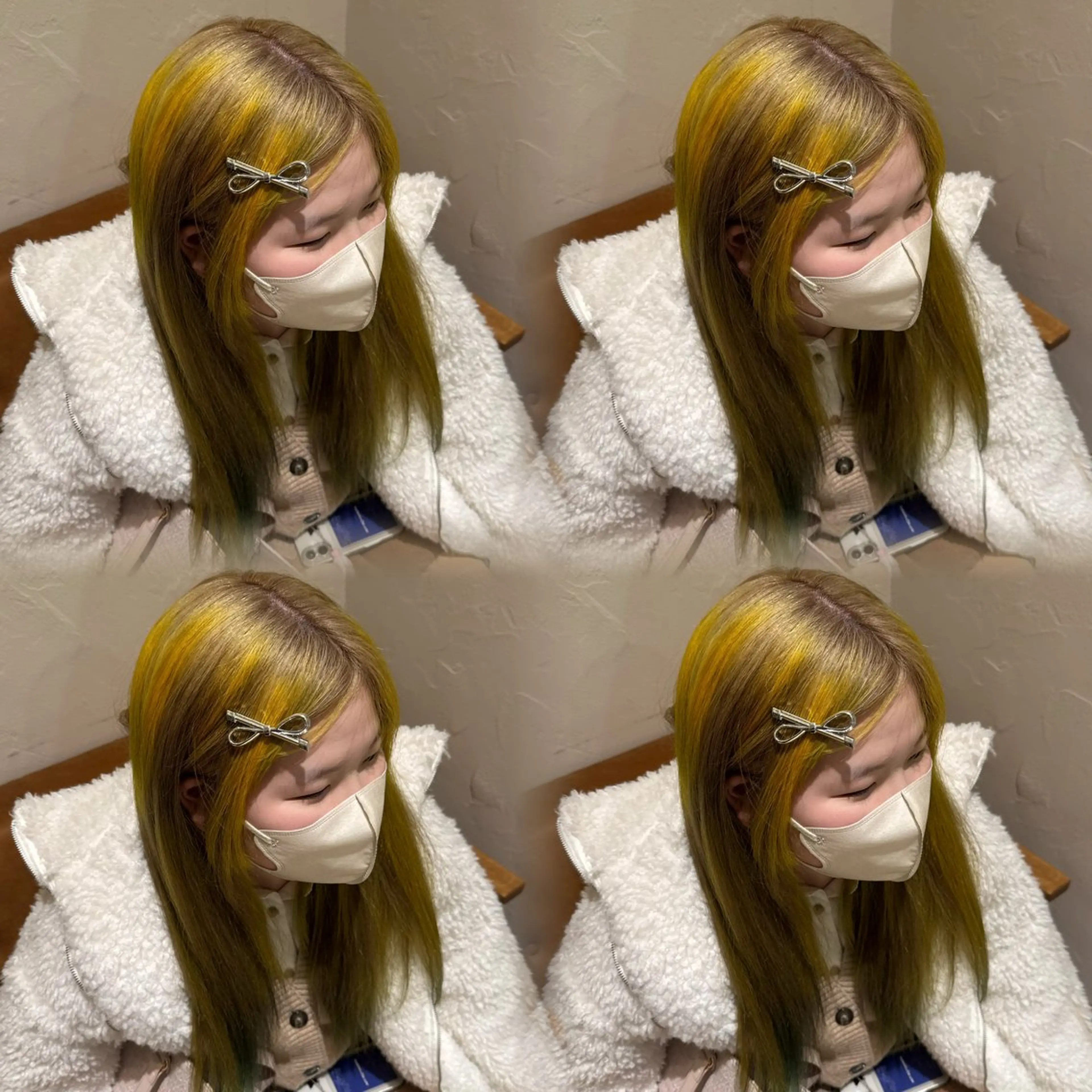 ロング カラー ヘアカラー 🦋ブリーチなしダブ ルカラー🌈MEGUのヘアスタイル