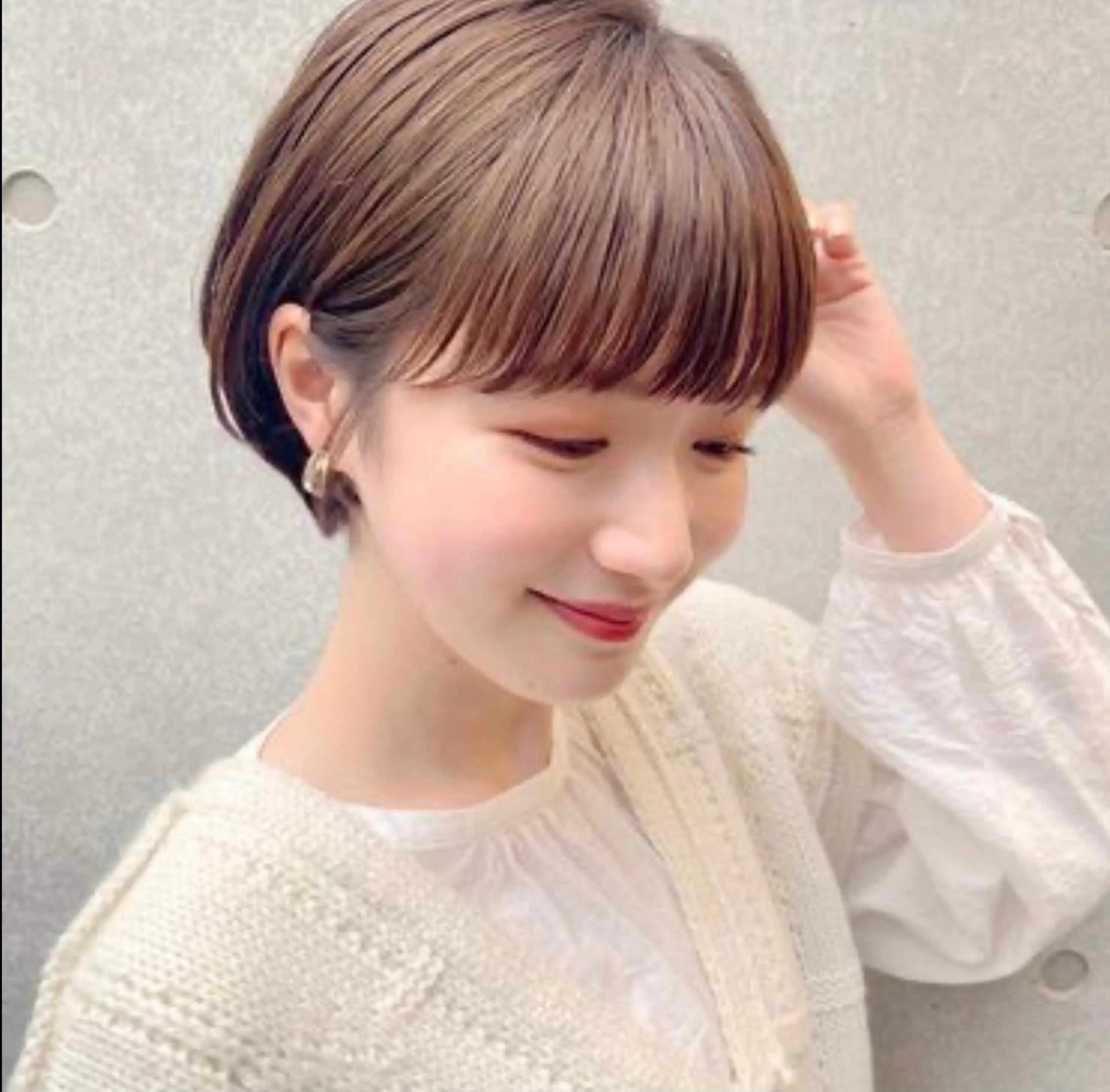 ショート 柴田 日菜子のヘアスタイル