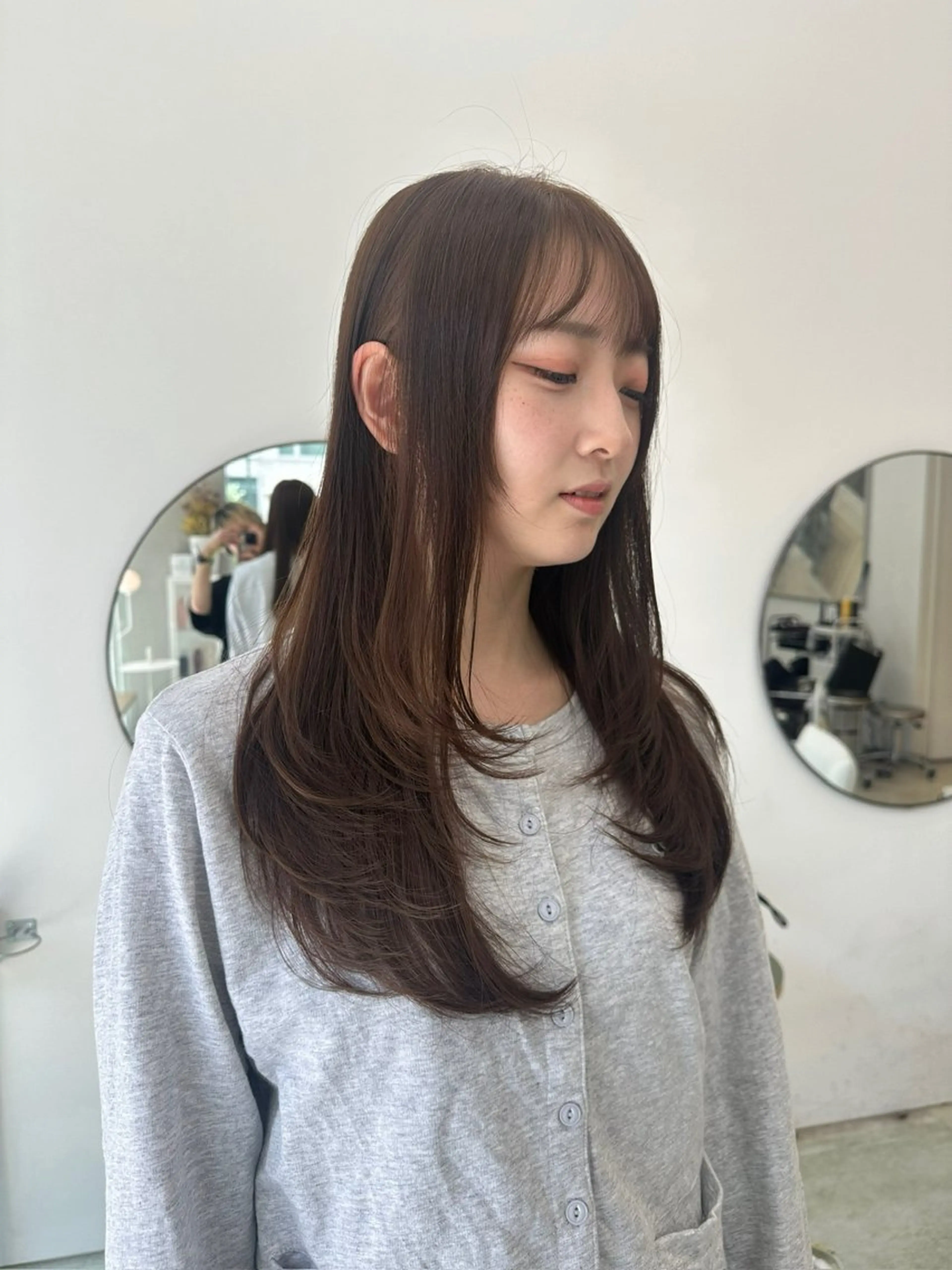 ロング レイヤーカット 特化美容師のヘアスタイル