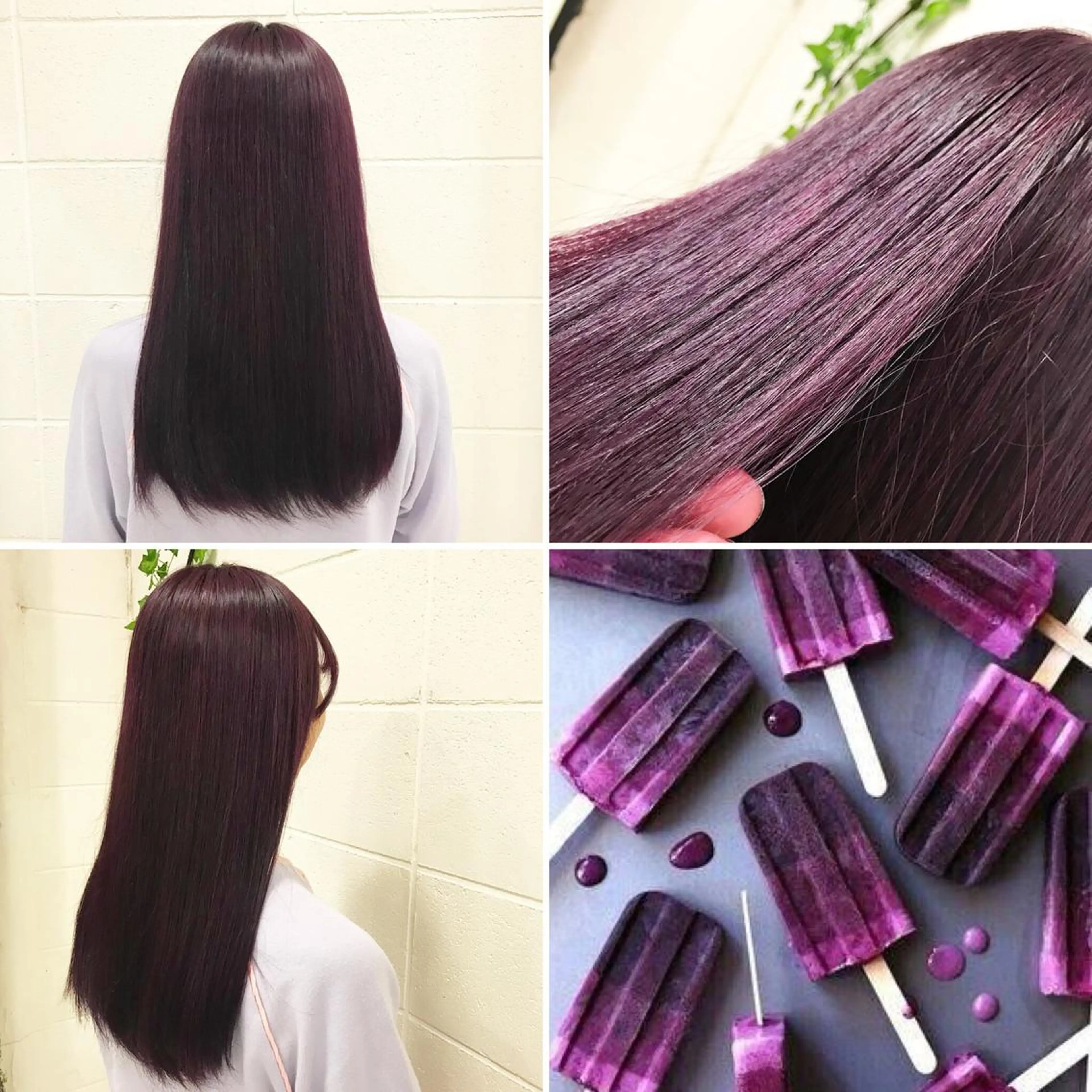 ロング カラー ディープパープル パープルカラー ヘアカラー トリートメント "PEPPU "所属・🌈推し色派手髪 ハイトーンShinのヘアスタイル