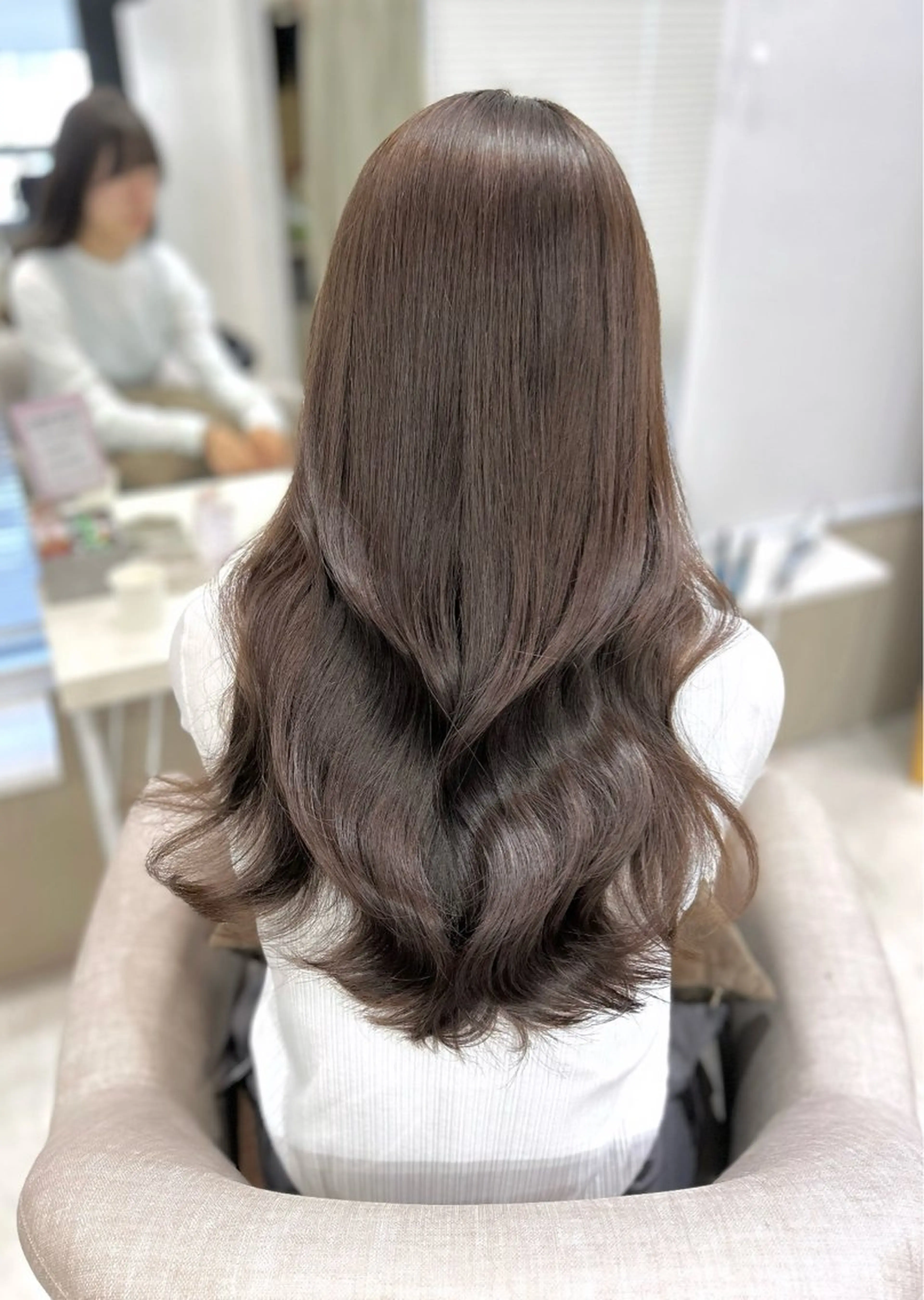 ロング ケアカラー ヘアカラー 髪質改善× ブリーチなしyutoのヘアスタイル