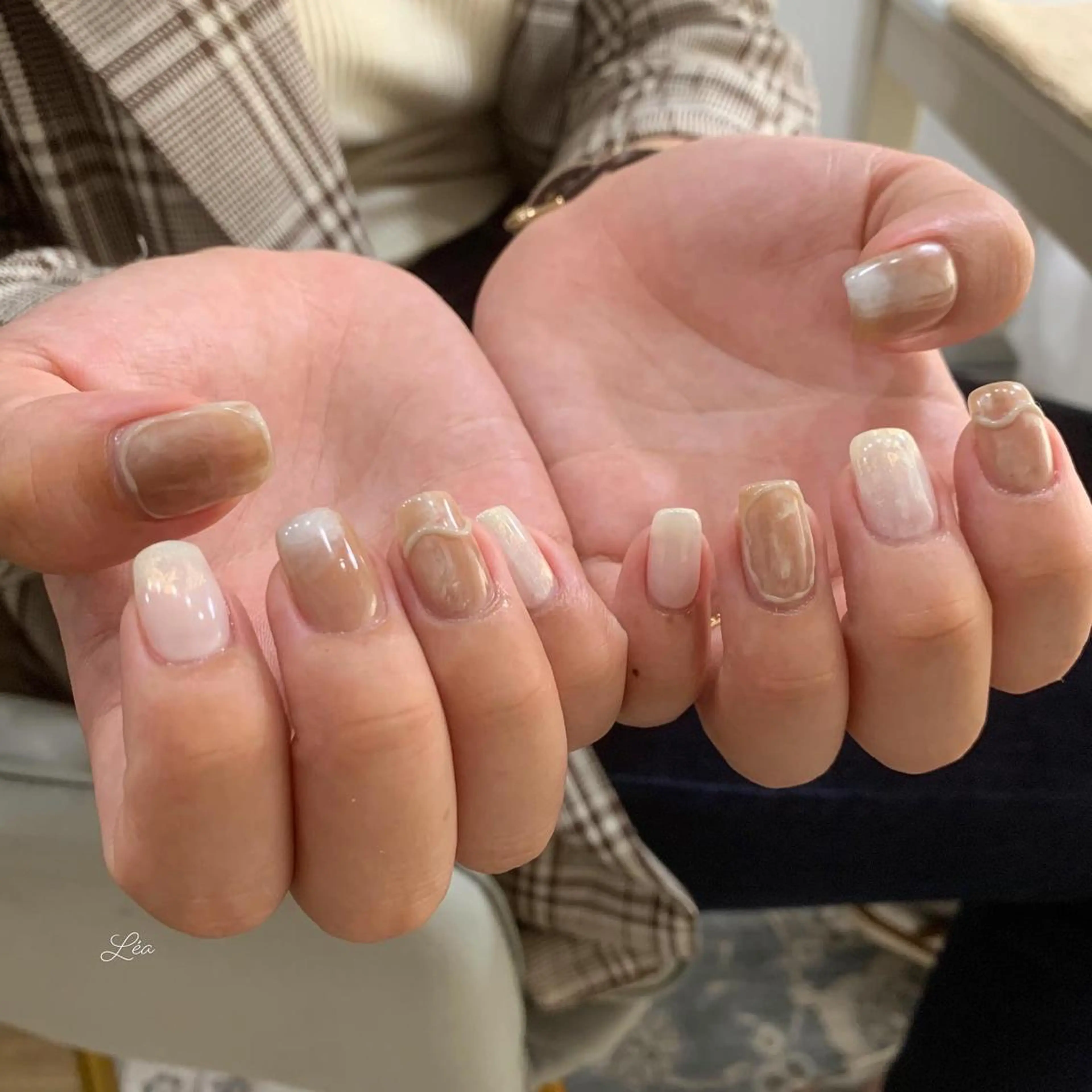ネイル ジェルネイル パラジェル Léa nailのネイルデザイン