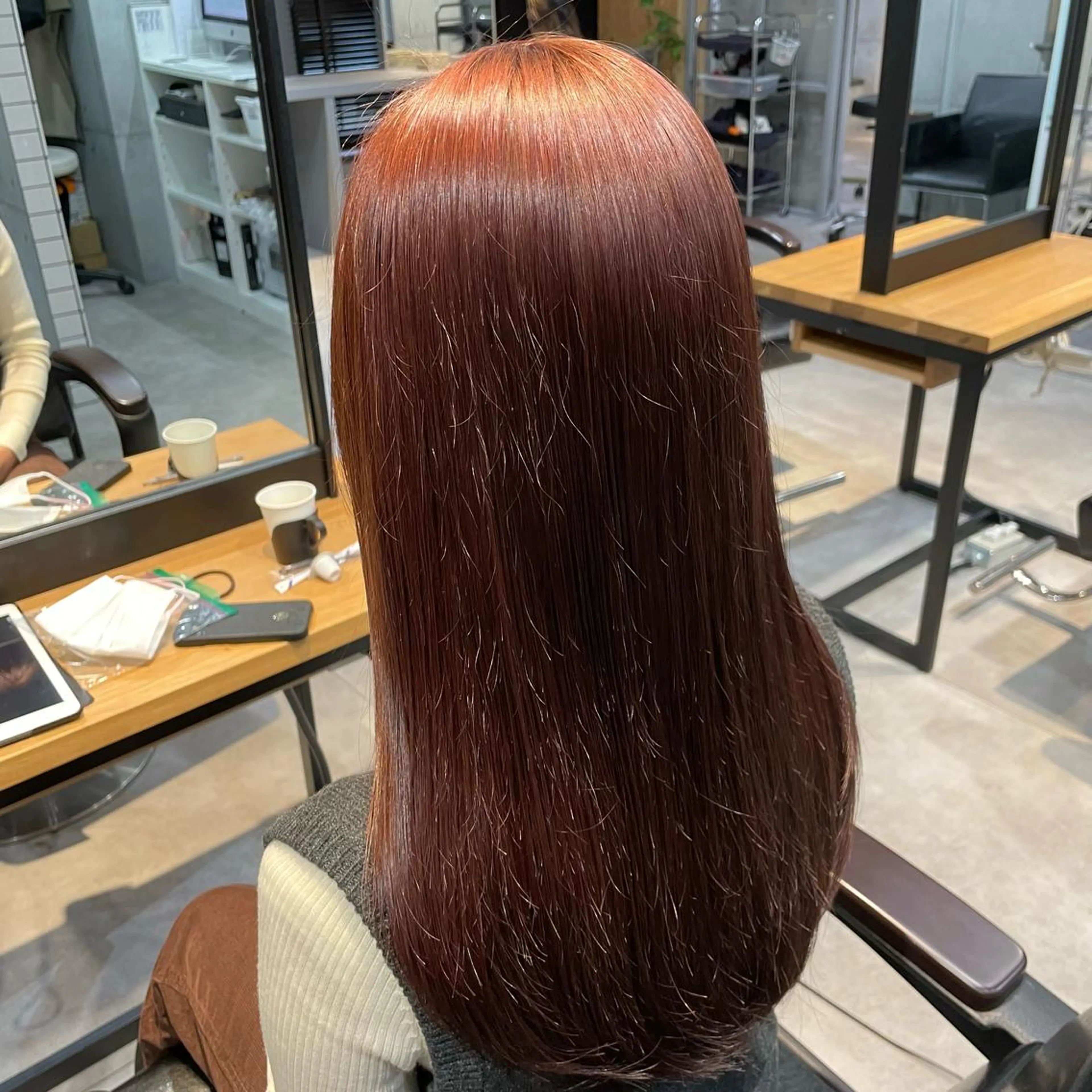 ロング カラー レッドカラー 😎newi池袋😎 ミタショウタのヘアスタイル