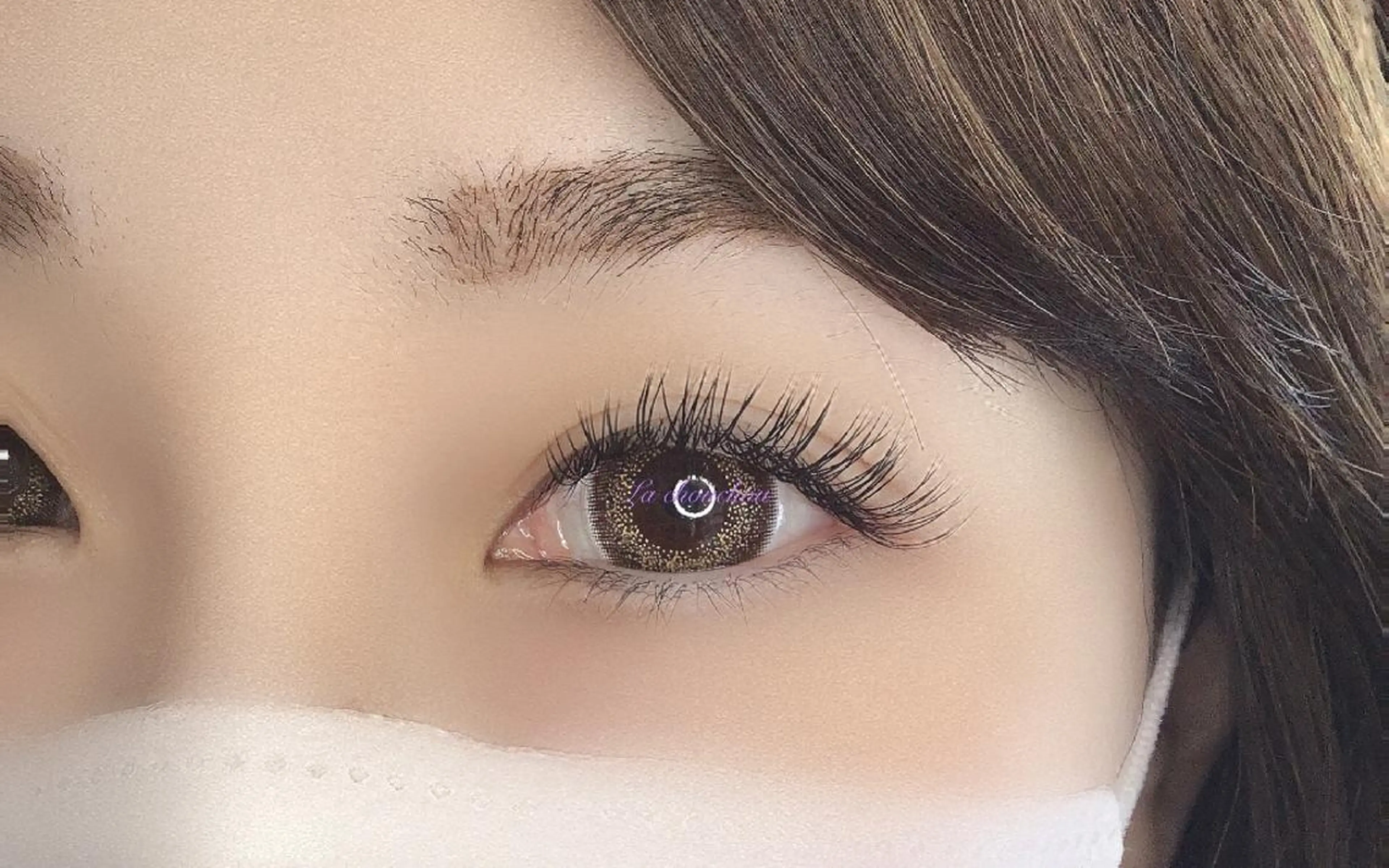 マツエク・マツパ フラットラッシュ ラ シュシュのマツエク・マツパデザイン